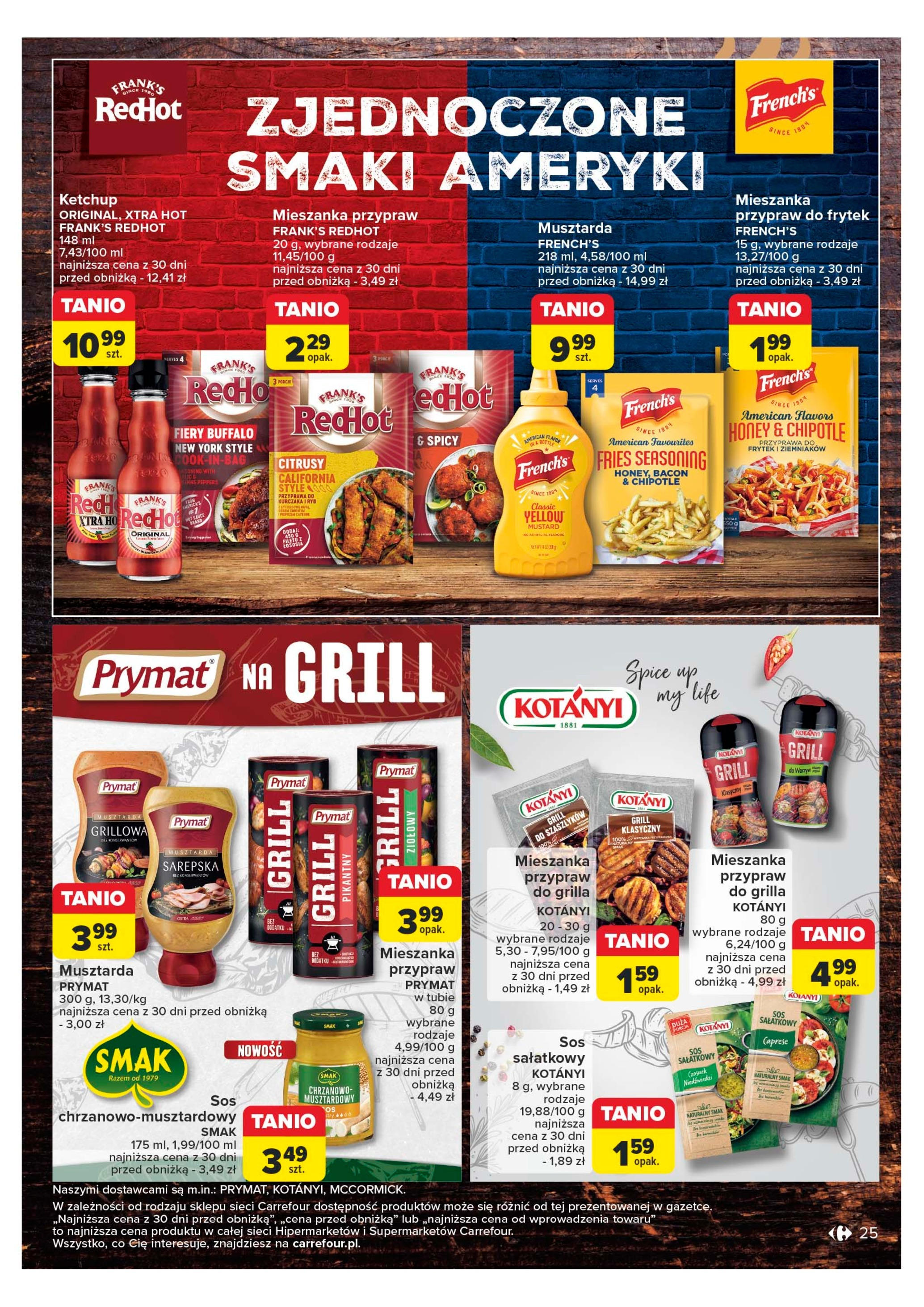 Carrefour Start sezonu grillowego Gazetka ważna od 22.04.2024 do 04.05.2024 strona 25
