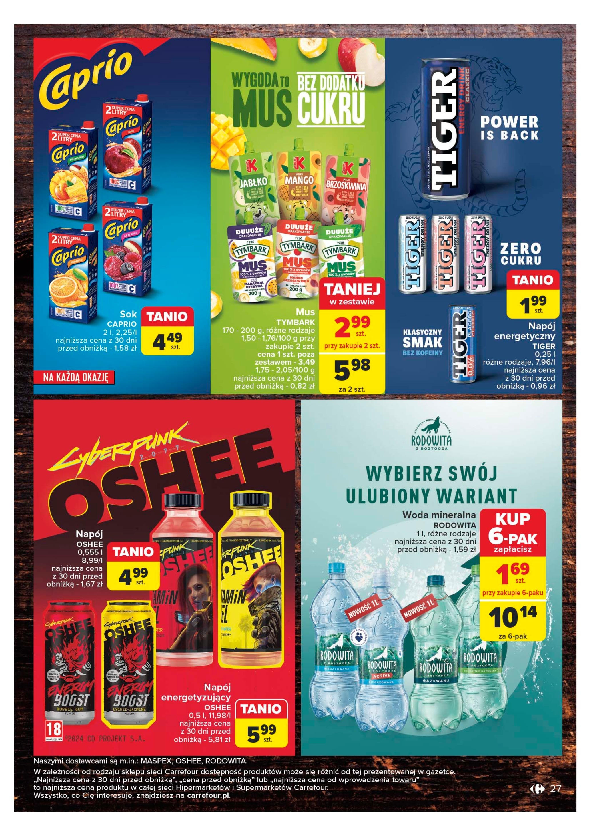 Carrefour Start sezonu grillowego Gazetka ważna od 22.04.2024 do 04.05.2024 strona 27