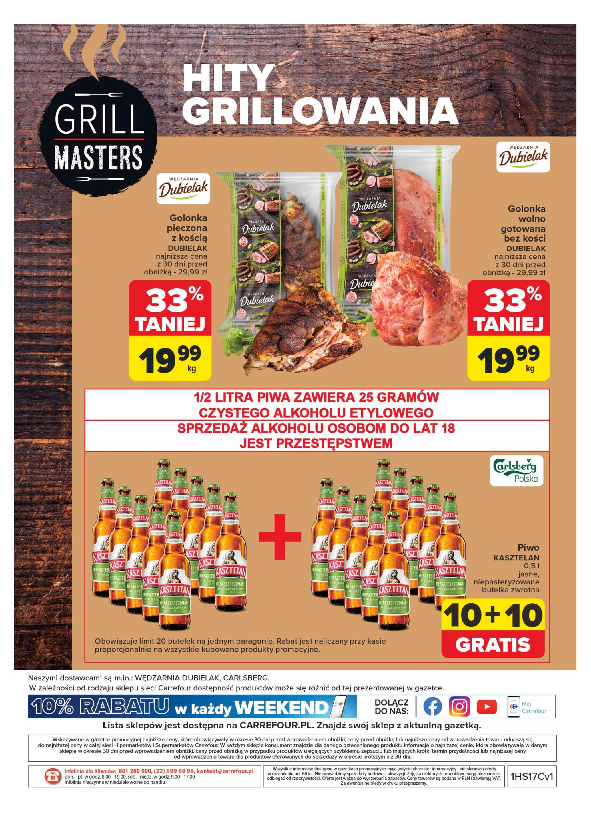 Carrefour Start sezonu grillowego Gazetka ważna od 22.04.2024 do 04.05.2024 strona 28