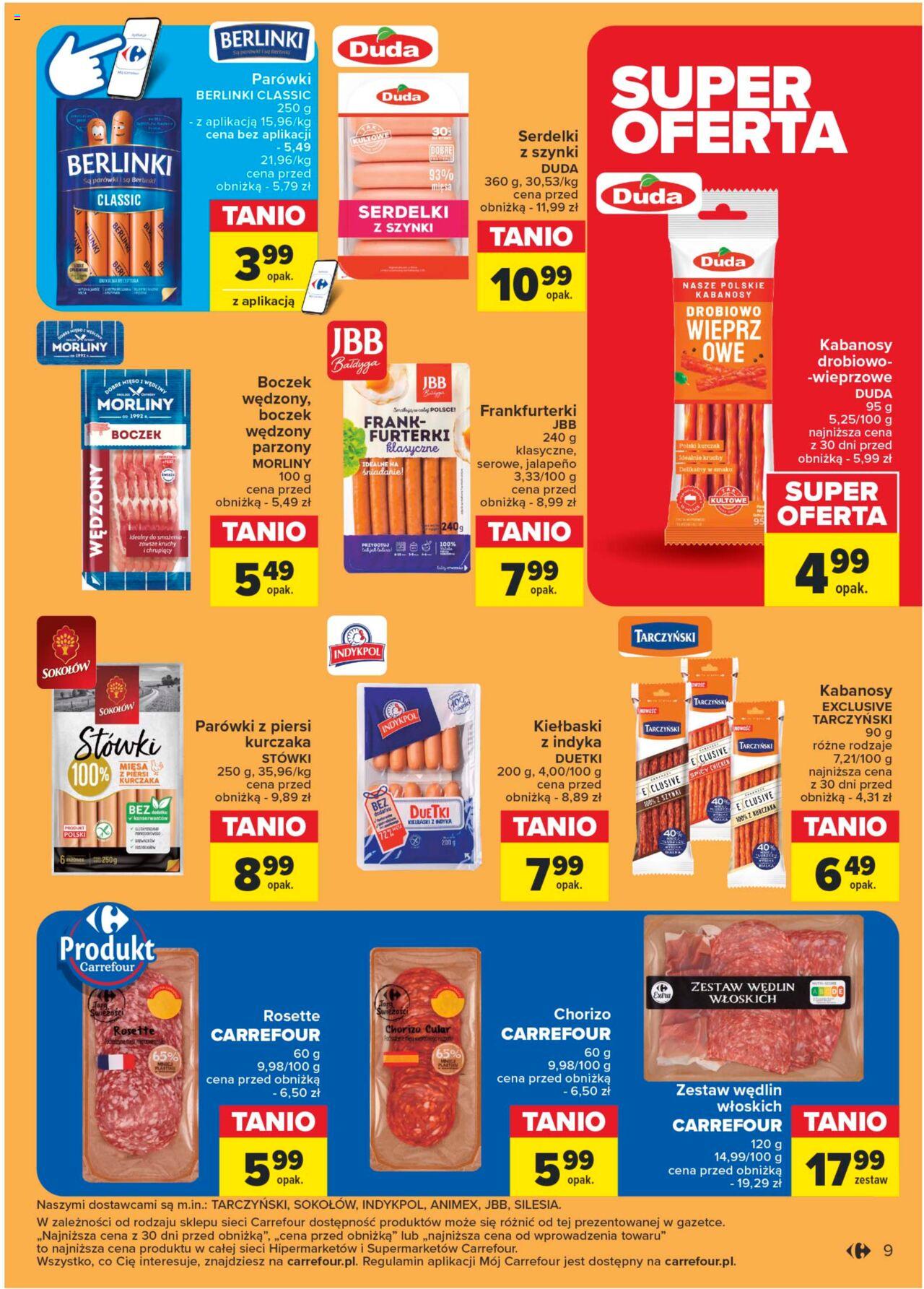 Carrefour Superoferty tygodnia Gazetka ważna od 02.04.2024 do 06.04.2024 strona 9