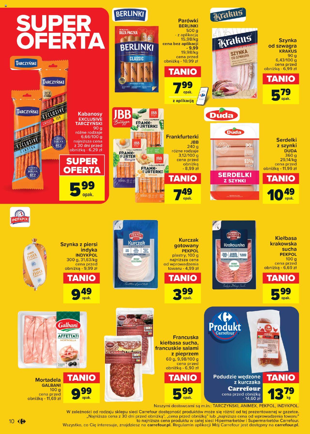 Carrefour Superoferty tygodnia Gazetka ważna od 08.01.2024 do 13.01.2024 strona 10
