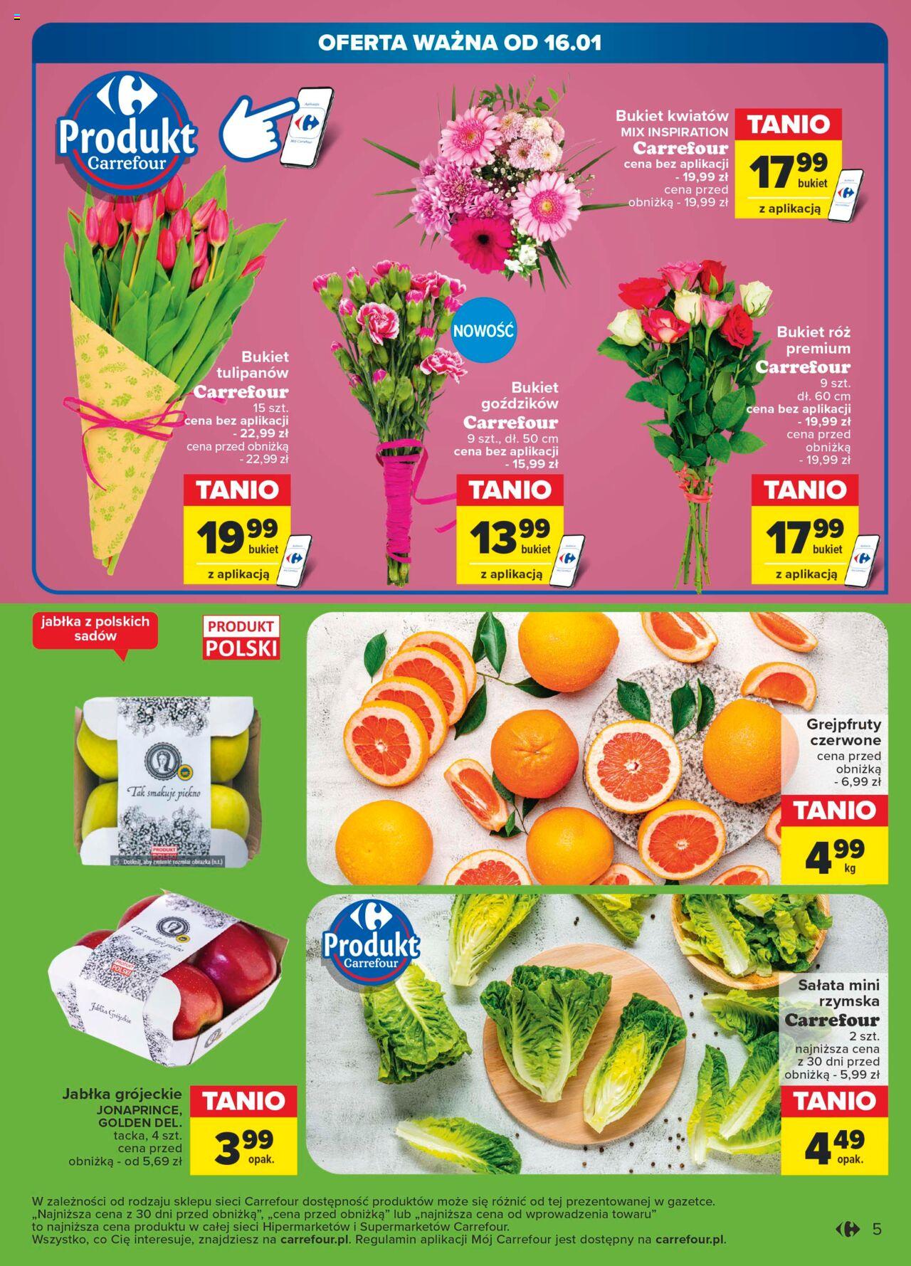 Carrefour Superoferty tygodnia Gazetka ważna od  15.01.2024 do 20.01.2024 strona 5