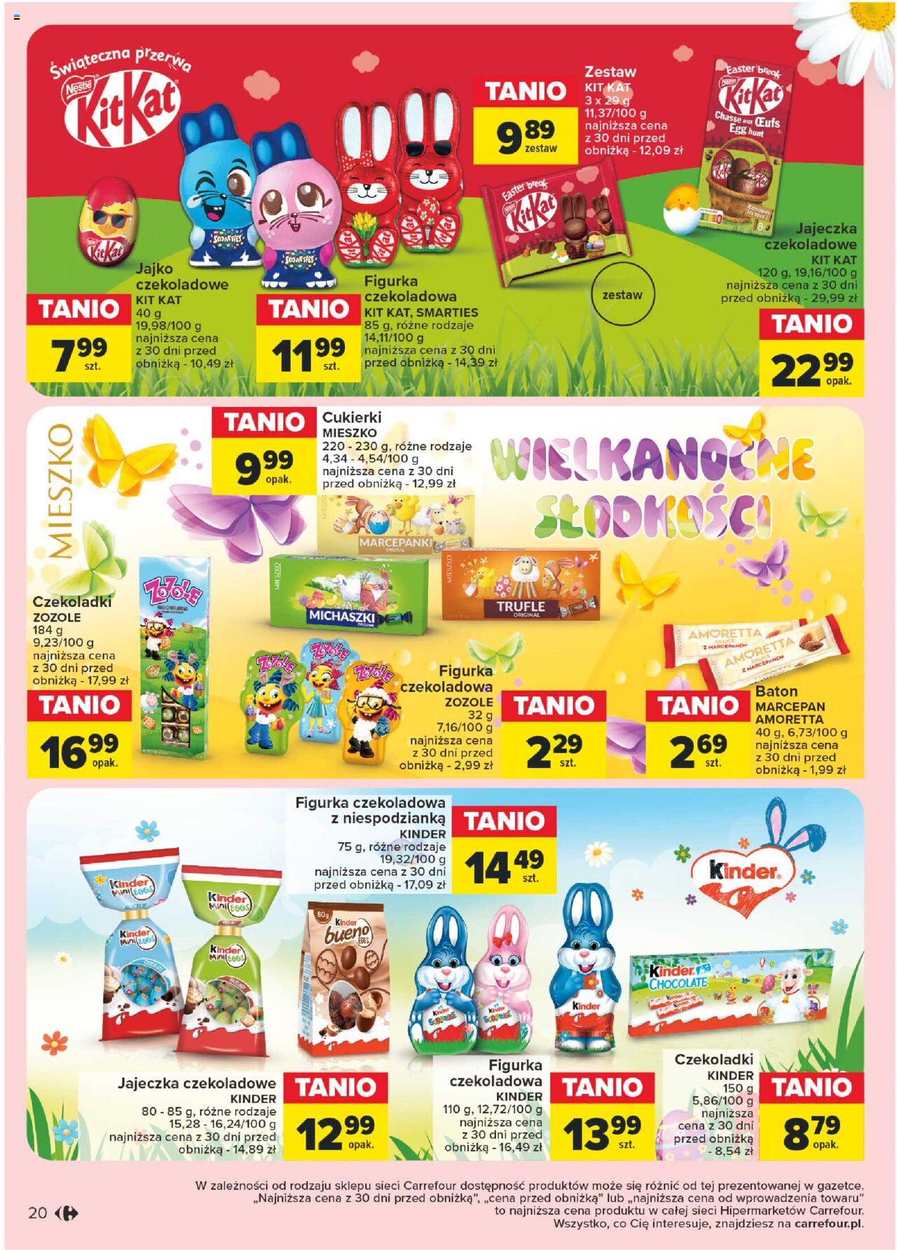Carrefour Swiateczna Kraina Radosci Gazetka ważna od 12.03.2024 do 30.03.2024 strona 20