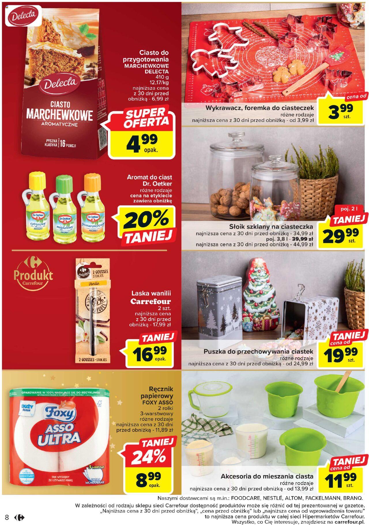 Carrefour Świąteczne wypieki gazetka ważna od 21.11.2023 do 09.12.2023 strona 8