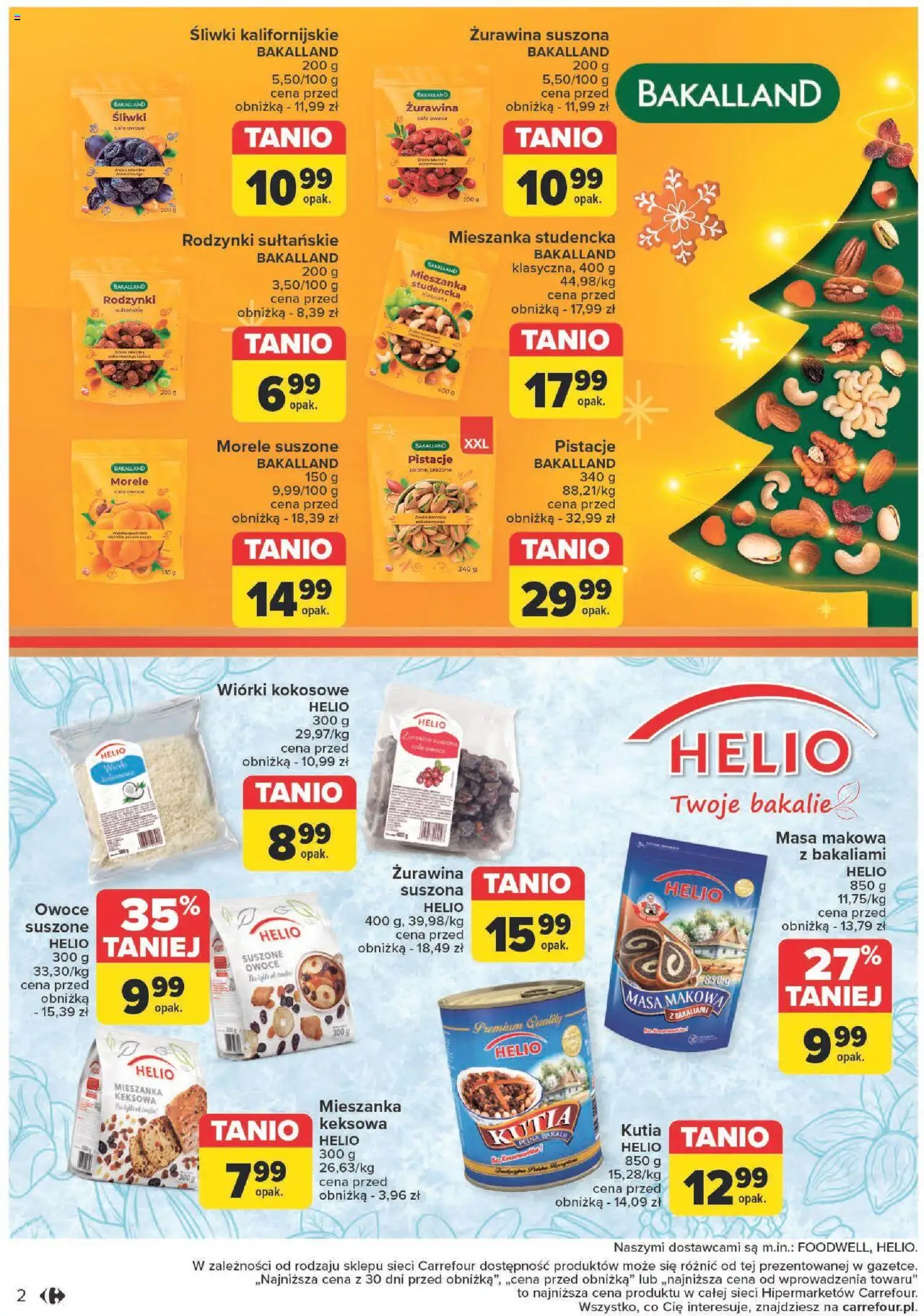 Carrefour Świąteczne wypieki w wyjątkowych cenach Gazetka ważna od 19.11.2024 do 07.12.2024 strona 2
