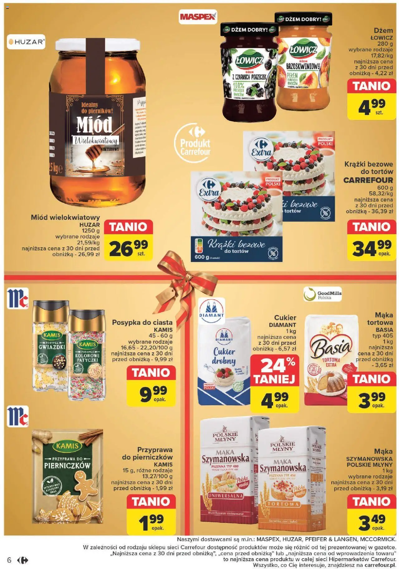 Carrefour Świąteczne wypieki w wyjątkowych cenach Gazetka ważna od 19.11.2024 do 07.12.2024 strona 6