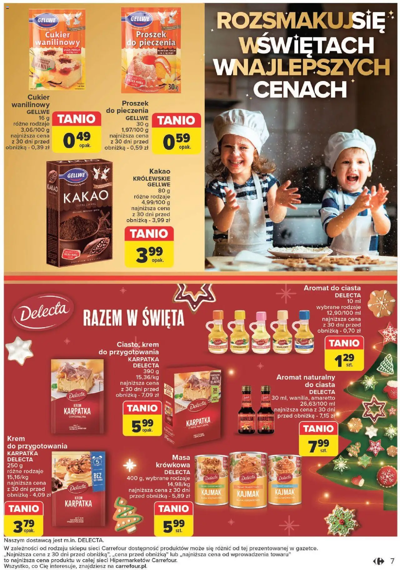 Carrefour Świąteczne wypieki w wyjątkowych cenach Gazetka ważna od 19.11.2024 do 07.12.2024 strona 7