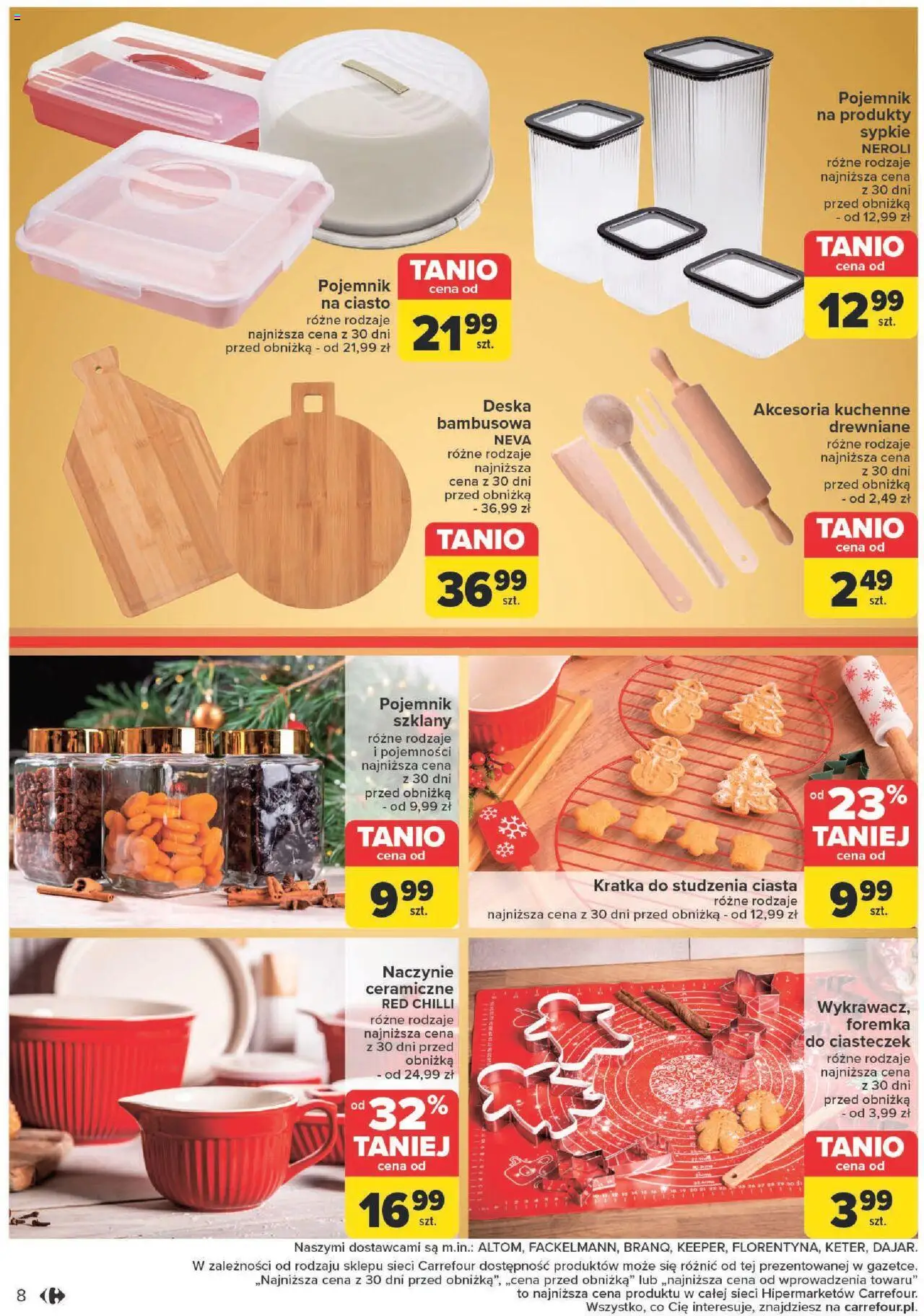 Carrefour Świąteczne wypieki w wyjątkowych cenach Gazetka ważna od 19.11.2024 do 07.12.2024 strona 8