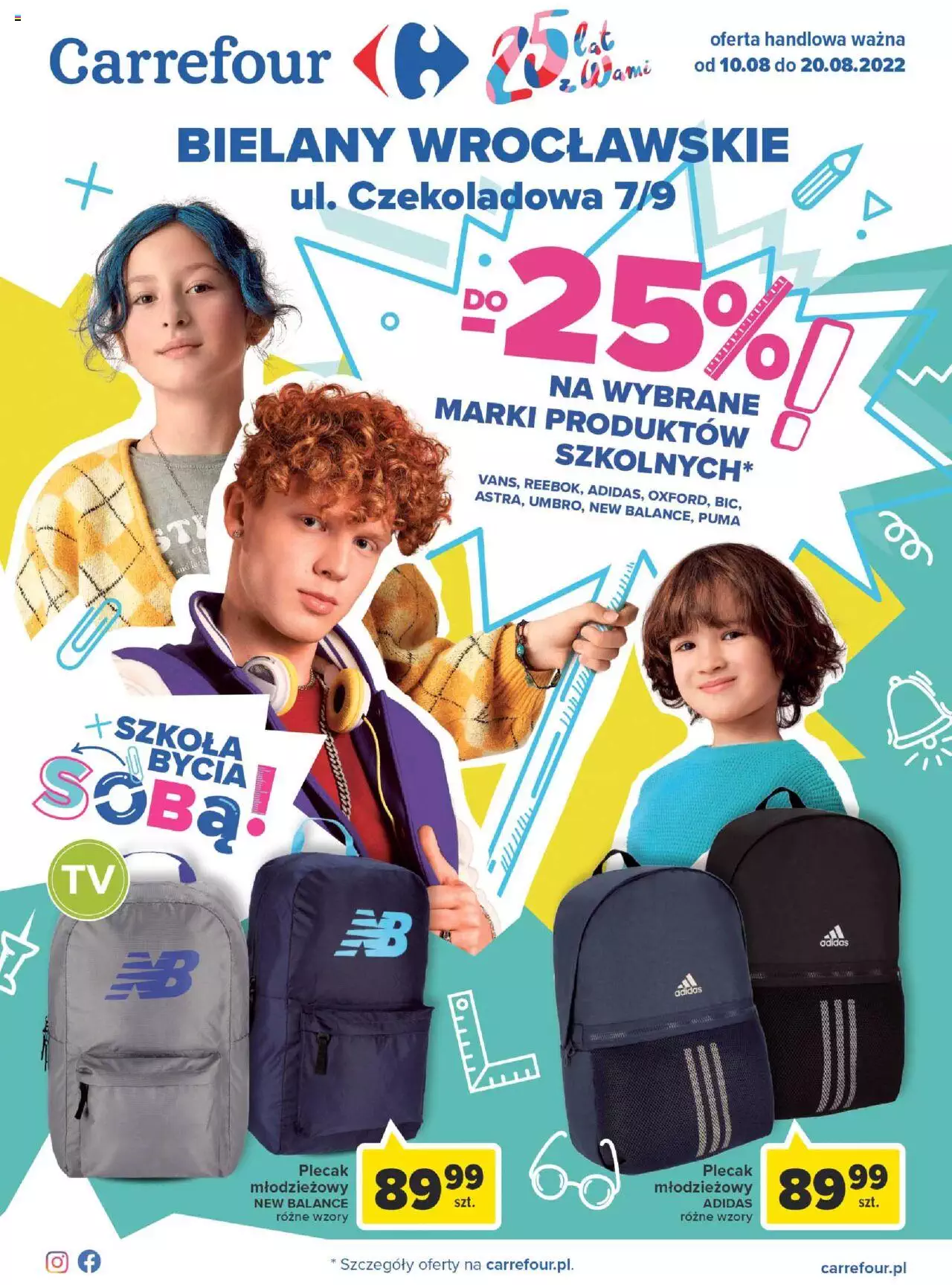 Carrefour Szkoła gazetka ważna od 10.08.2022 do 20.08.2022 strona 1