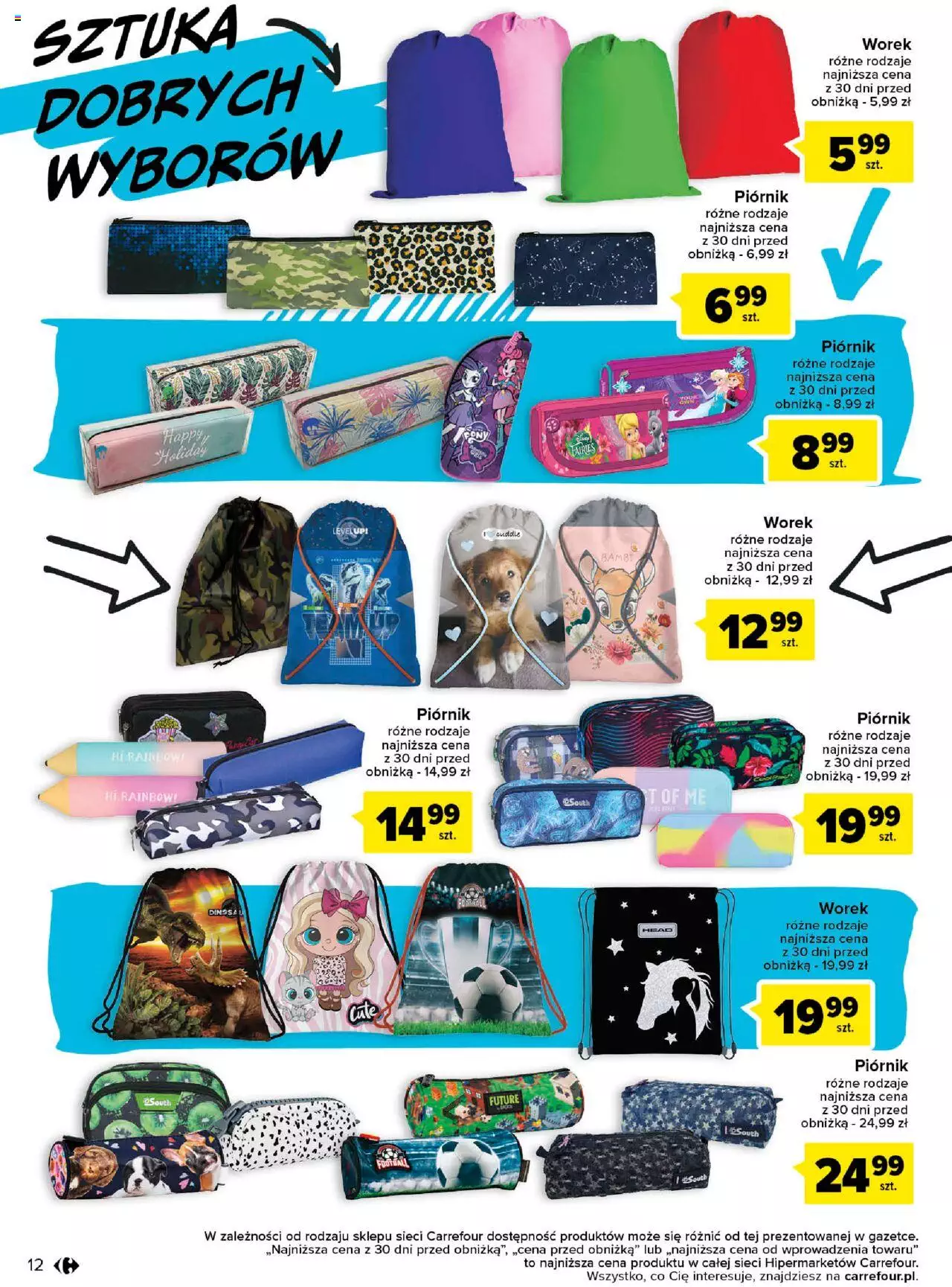 Carrefour Szkoła na każdy gust i budżet Gazetka  ważna od 22.08.2023 do 09.09.2023 strona 12