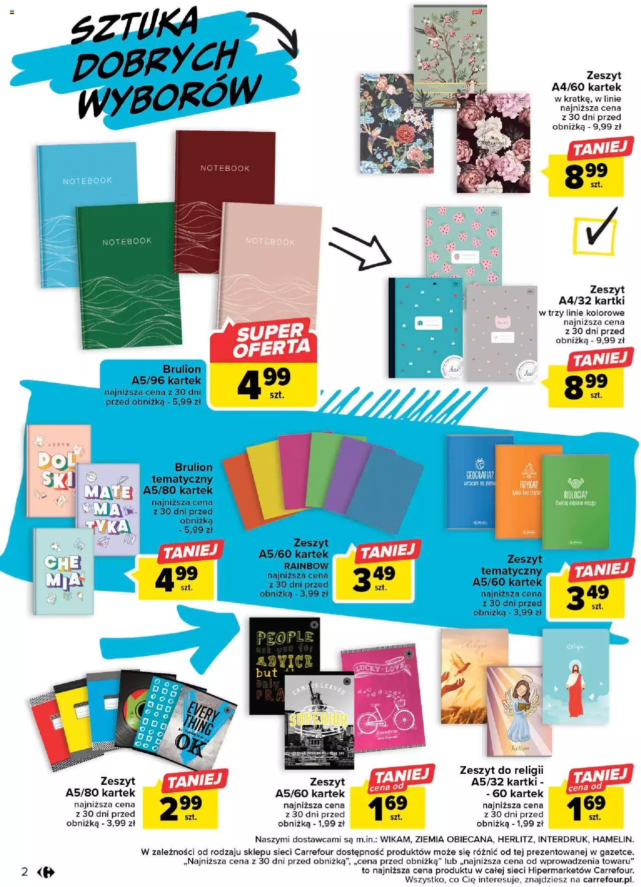 Carrefour Szkolna oferta Gazetka ważna od 01.08.2023 do 12.08.2023 strona 2