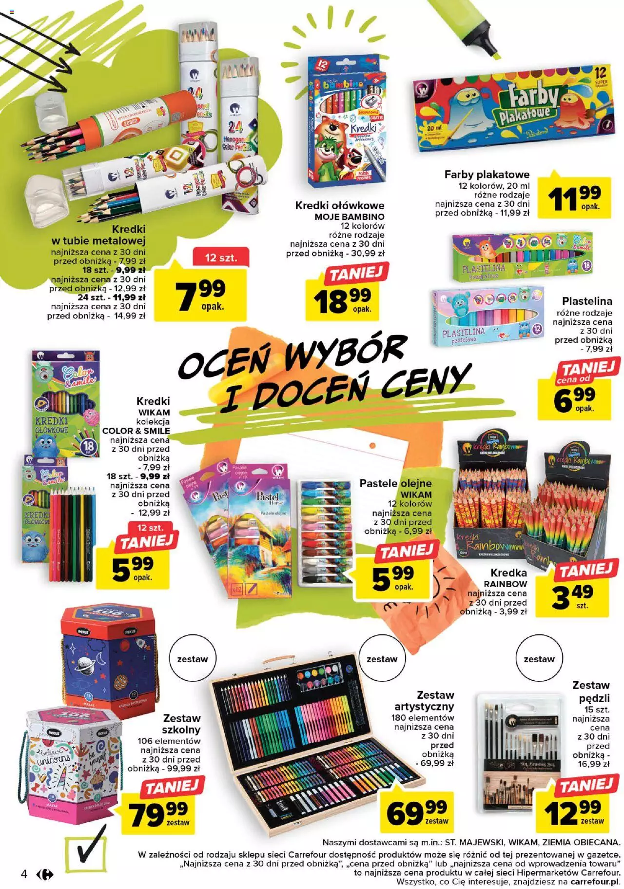 Carrefour Szkolna oferta Gazetka ważna od 01.08.2023 do 12.08.2023 strona 4
