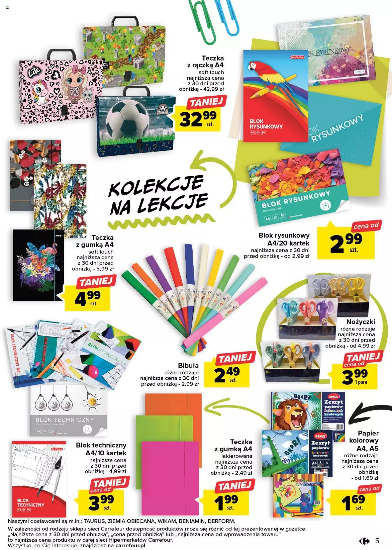 Carrefour Szkolna oferta Gazetka ważna od 01.08.2023 do 12.08.2023 strona 5