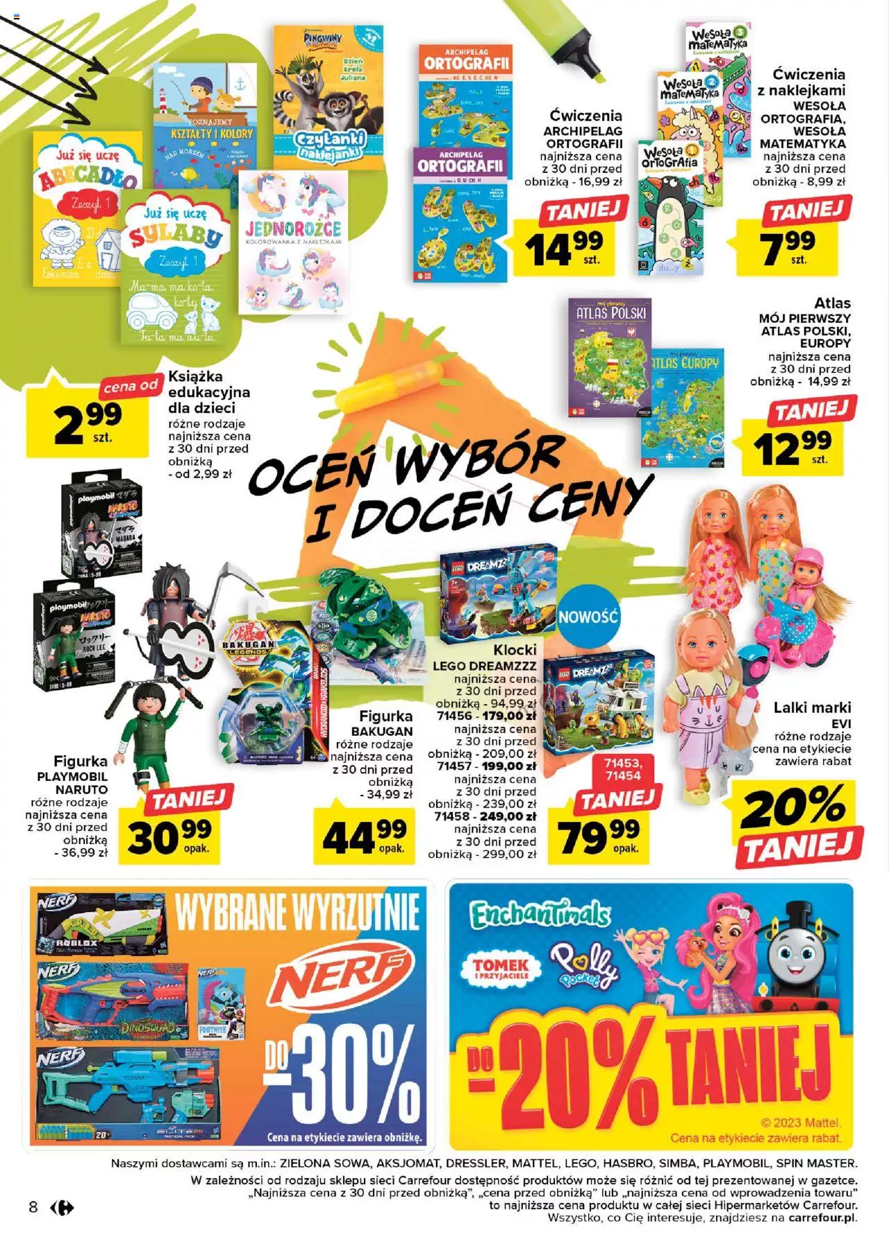 Carrefour Szkolna oferta Gazetka ważna od 01.08.2023 do 12.08.2023 strona 8