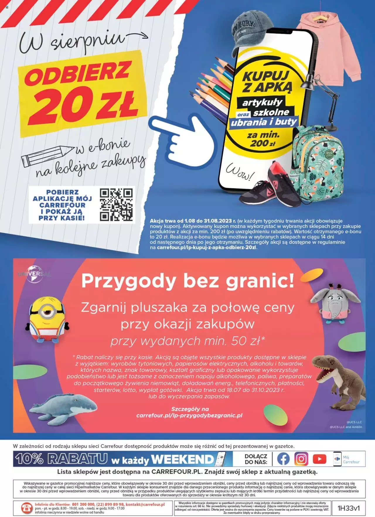 Carrefour Szkolna oferta gazetka ważna od 16.08.2023 do 27.08.2023 strona 15