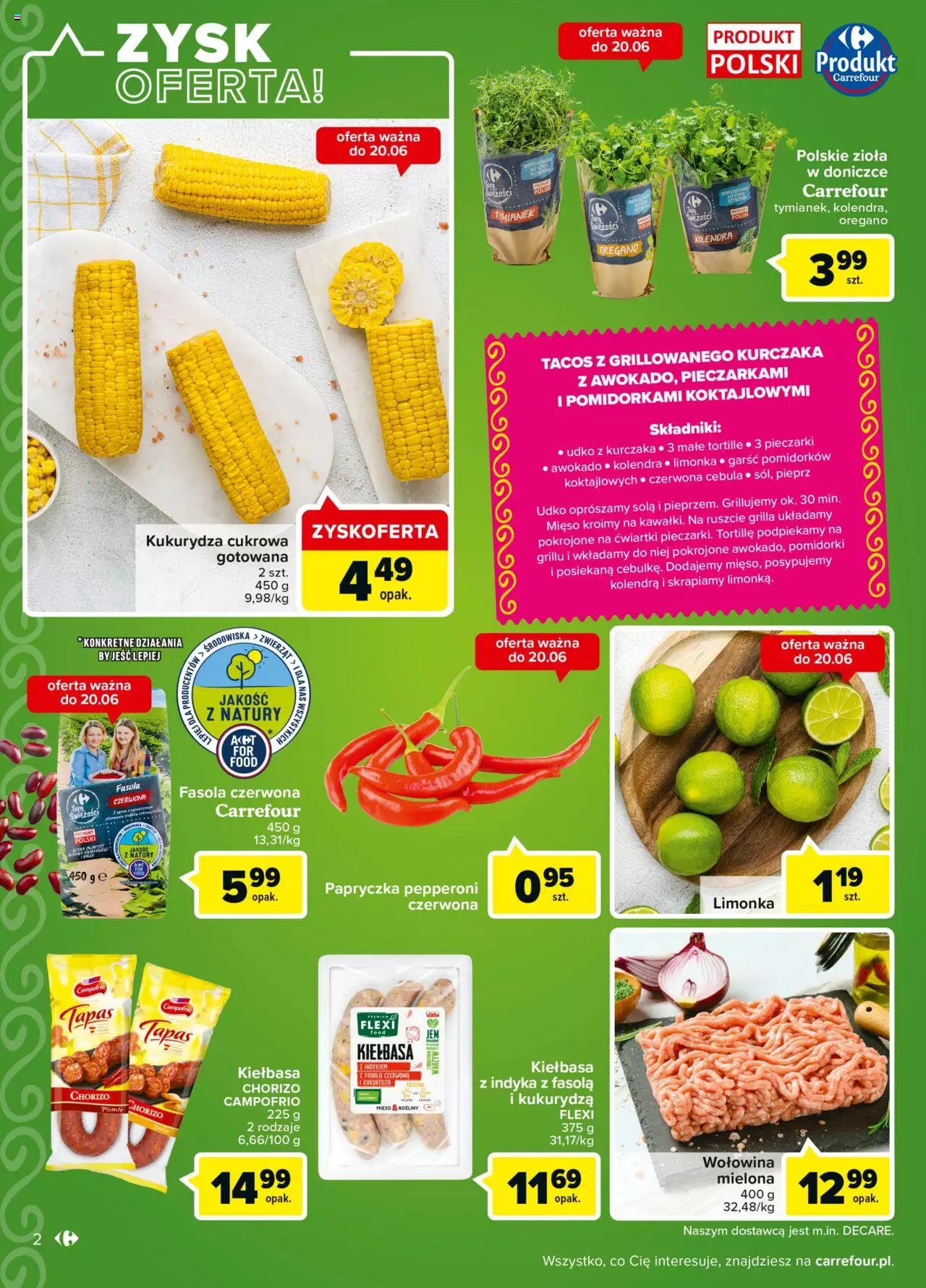 Carrefour Tak smakuje Meksyk gazetka ważna od 14.06.2022 do 26.06.2022 strona 2