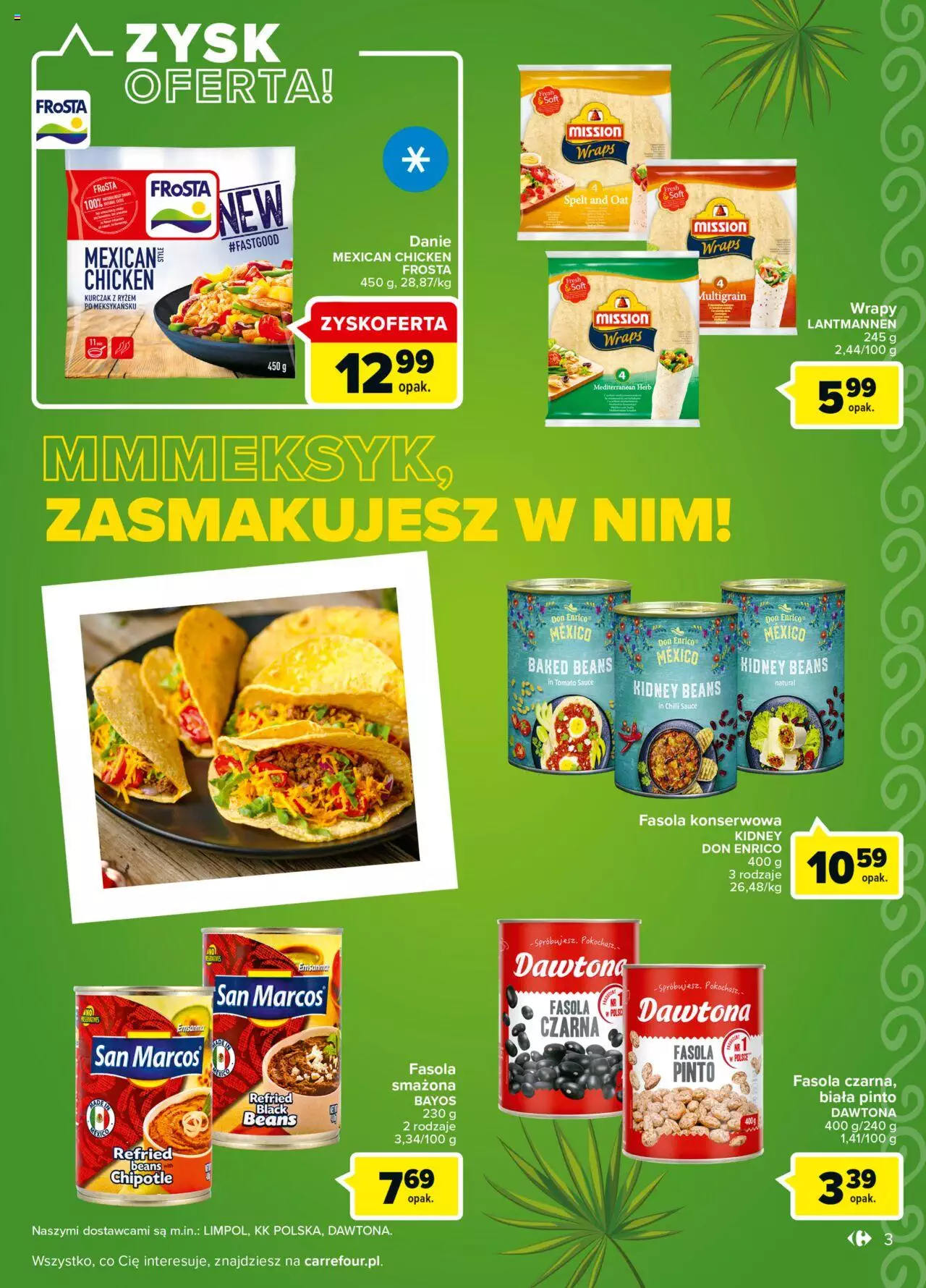 Carrefour Tak smakuje Meksyk gazetka ważna od 14.06.2022 do 26.06.2022 strona 3