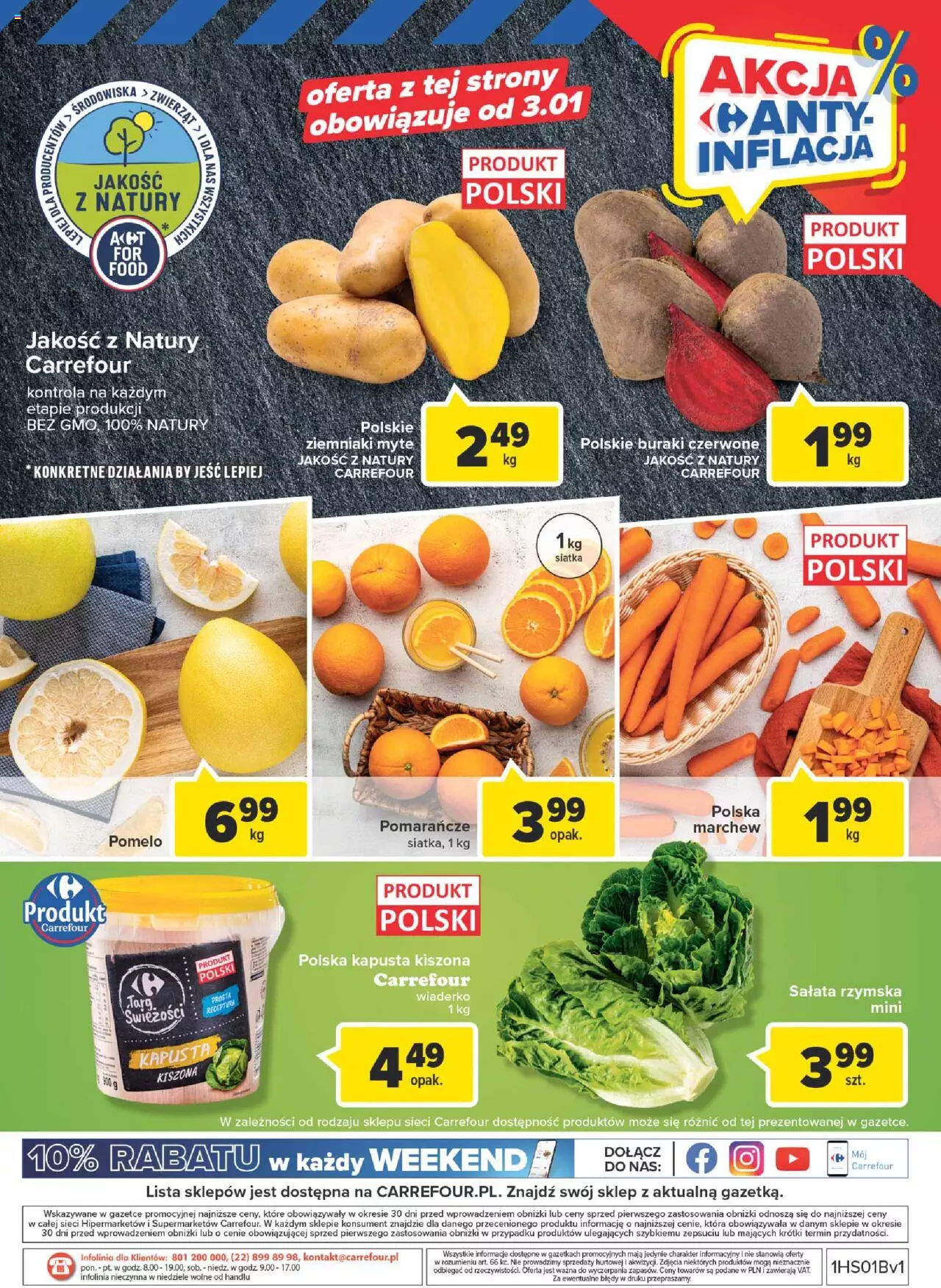 Carrefour Targ Świeżości  Gazetka ważna od 02.01.2023 do 07.01.2023 strona 4