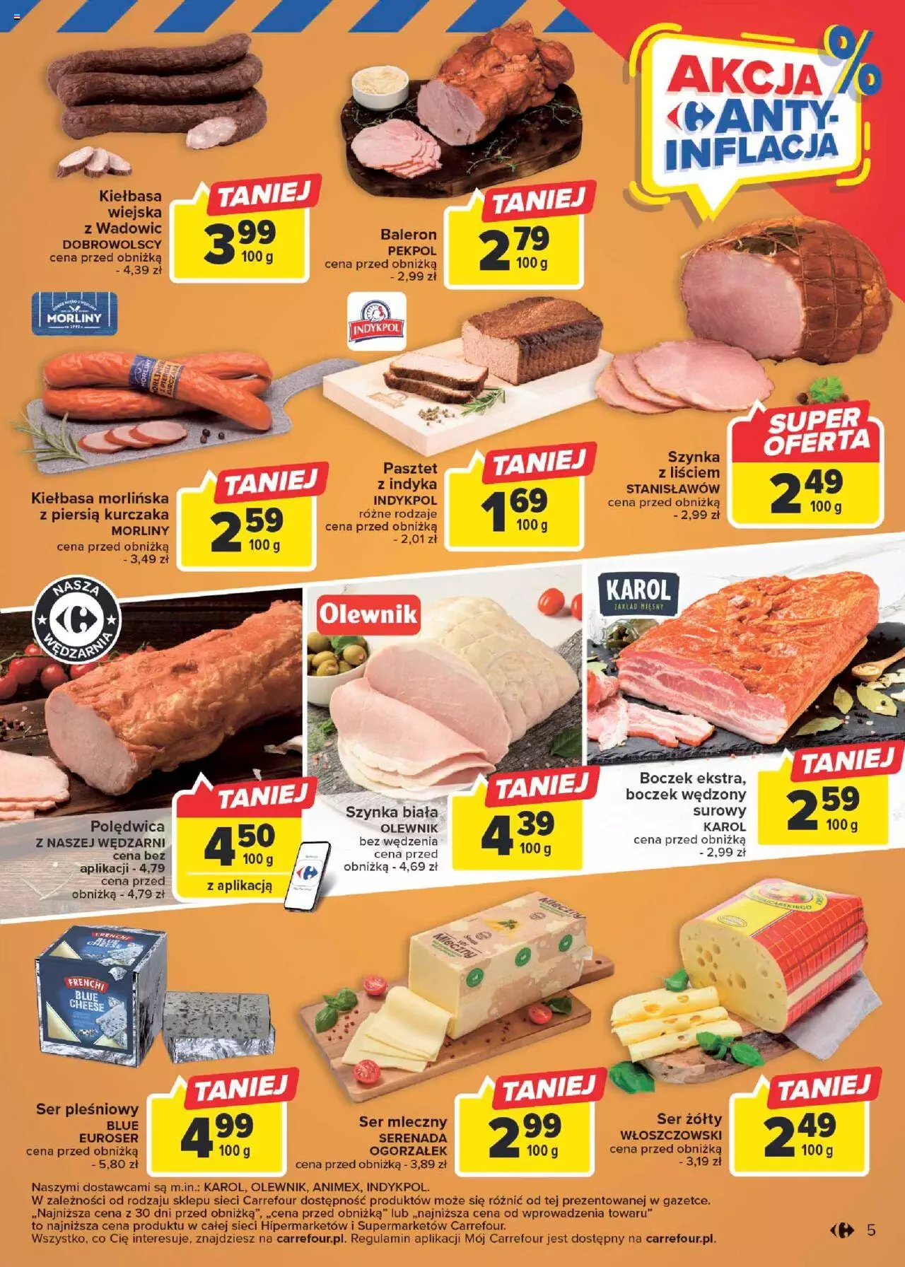Carrefour Targ świeżości Gazetka ważna od  11.09.2023 do 16.09.2023 strona 5