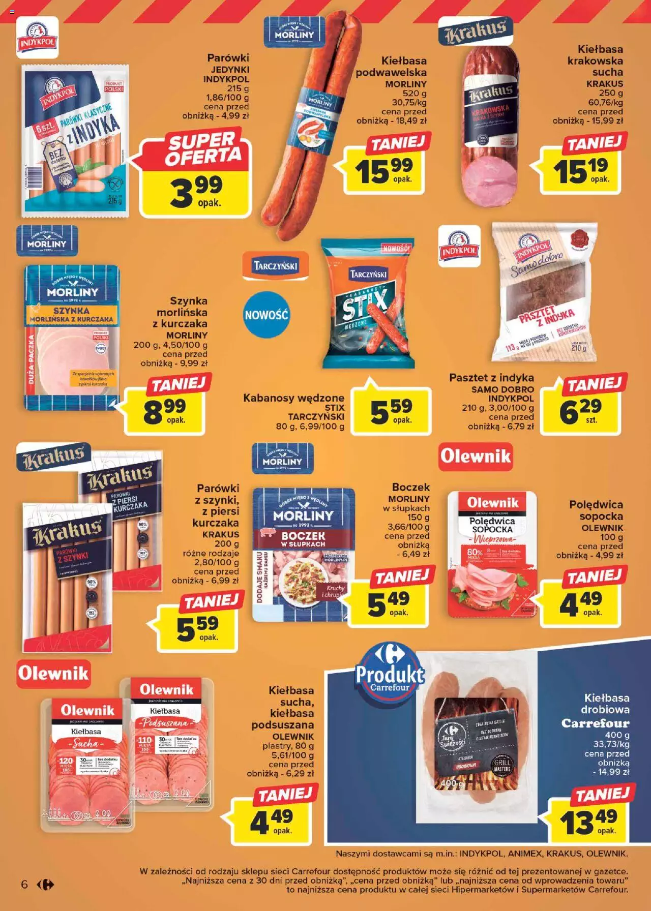 Carrefour Targ świeżości Gazetka ważna od  11.09.2023 do 16.09.2023 strona 6