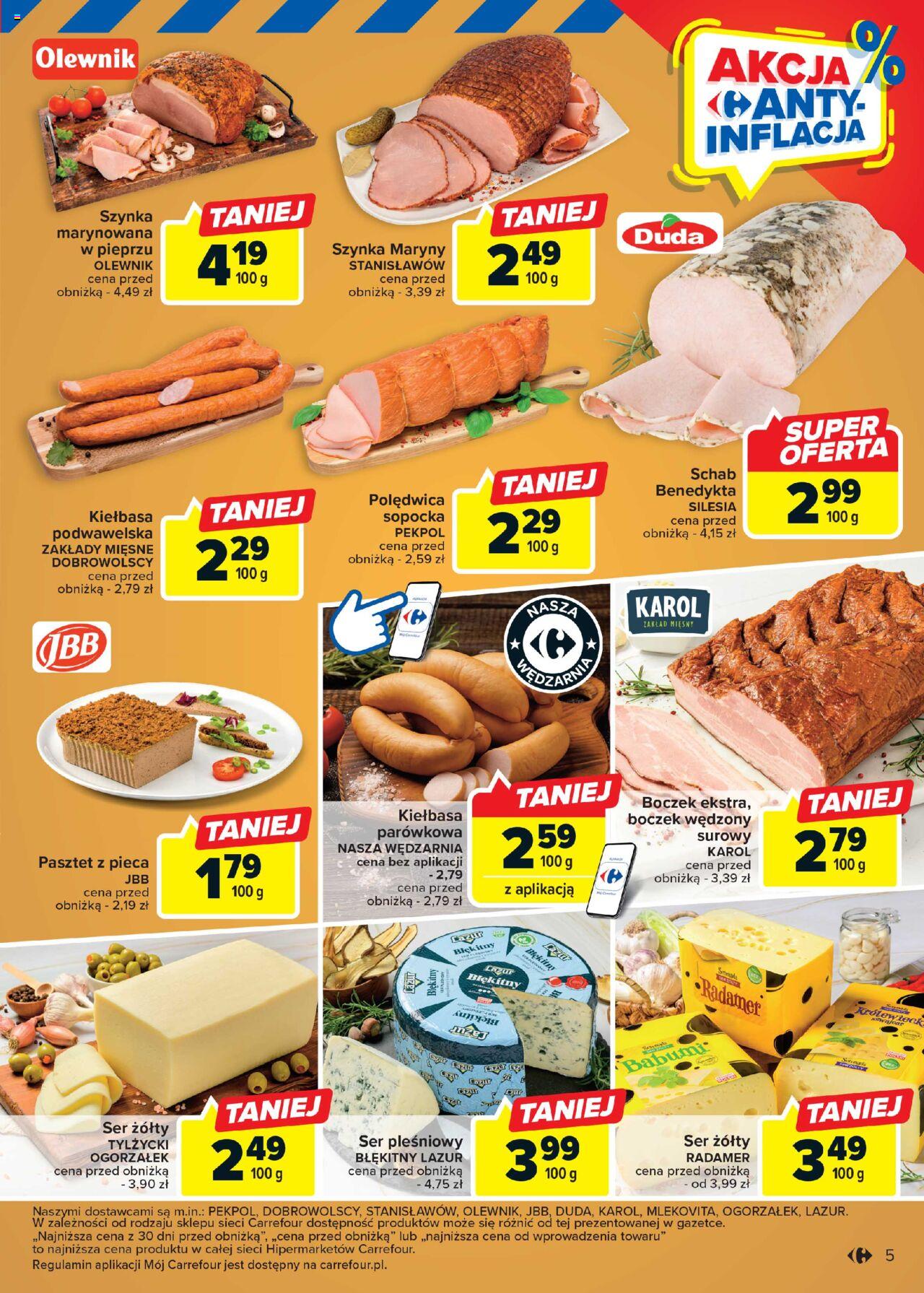 Carrefour Targ świeżości  Gazetka ważna od  13.11.2023 do 18.11.2023 strona 5