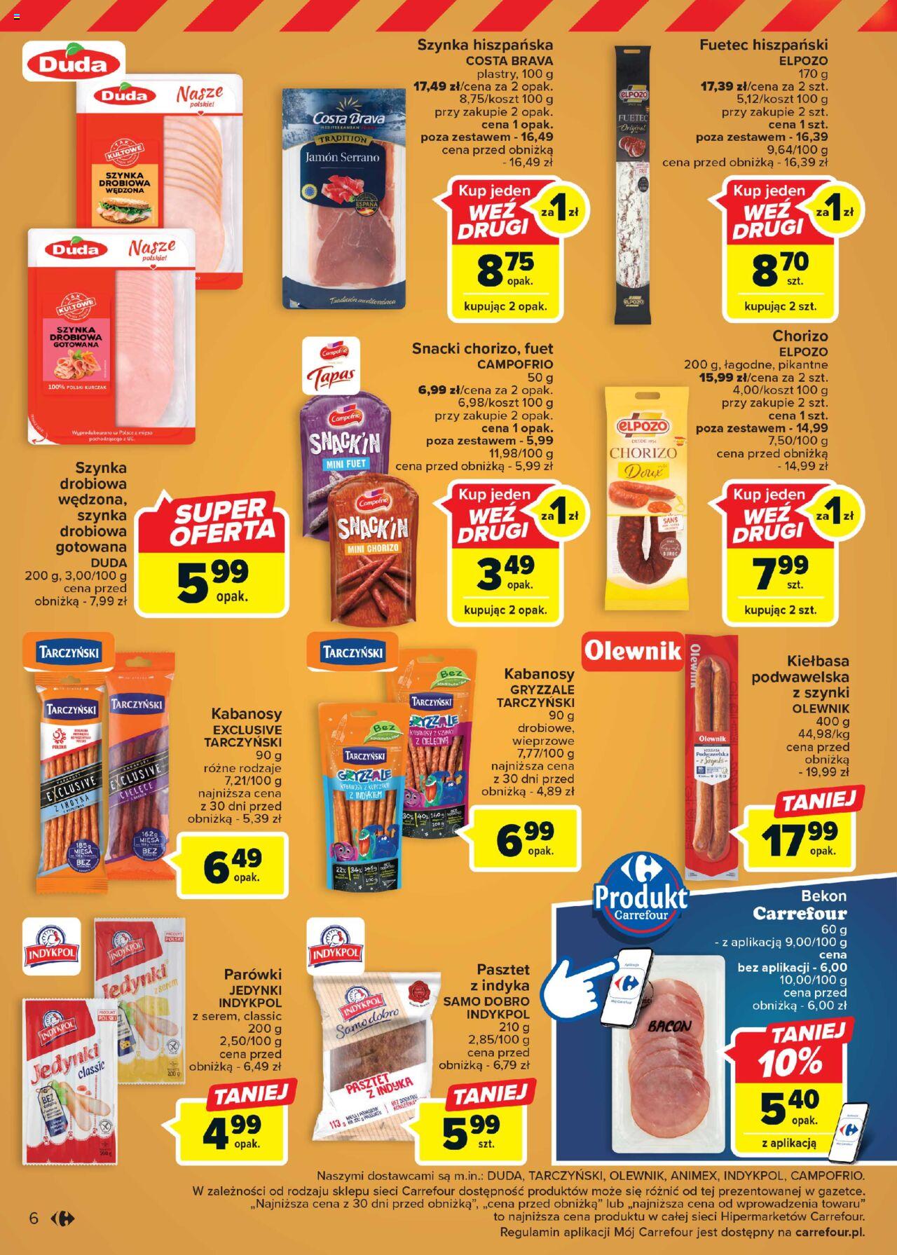 Carrefour Targ świeżości  Gazetka ważna od  13.11.2023 do 18.11.2023 strona 6
