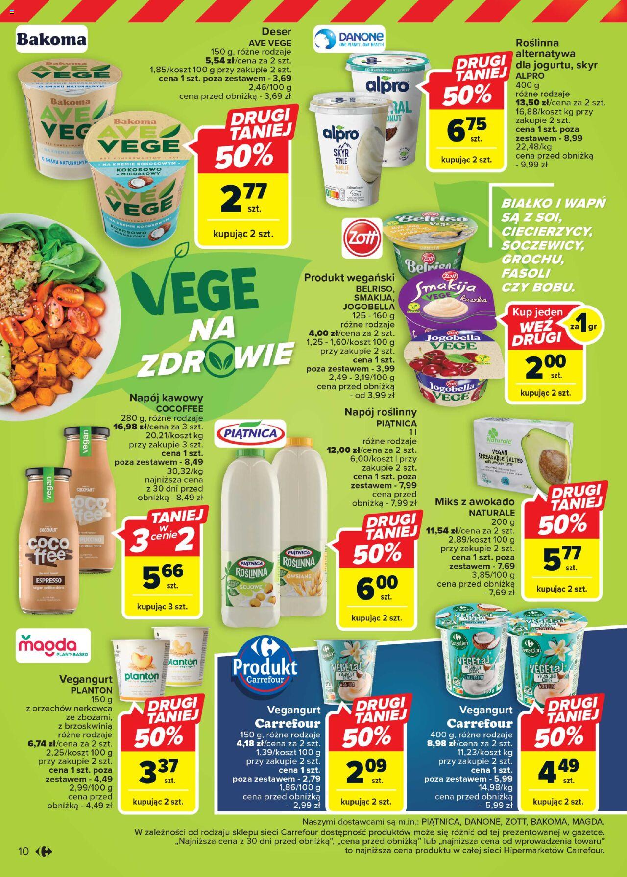 Carrefour Targ świeżości  Gazetka ważna od  13.11.2023 do 18.11.2023 strona 10