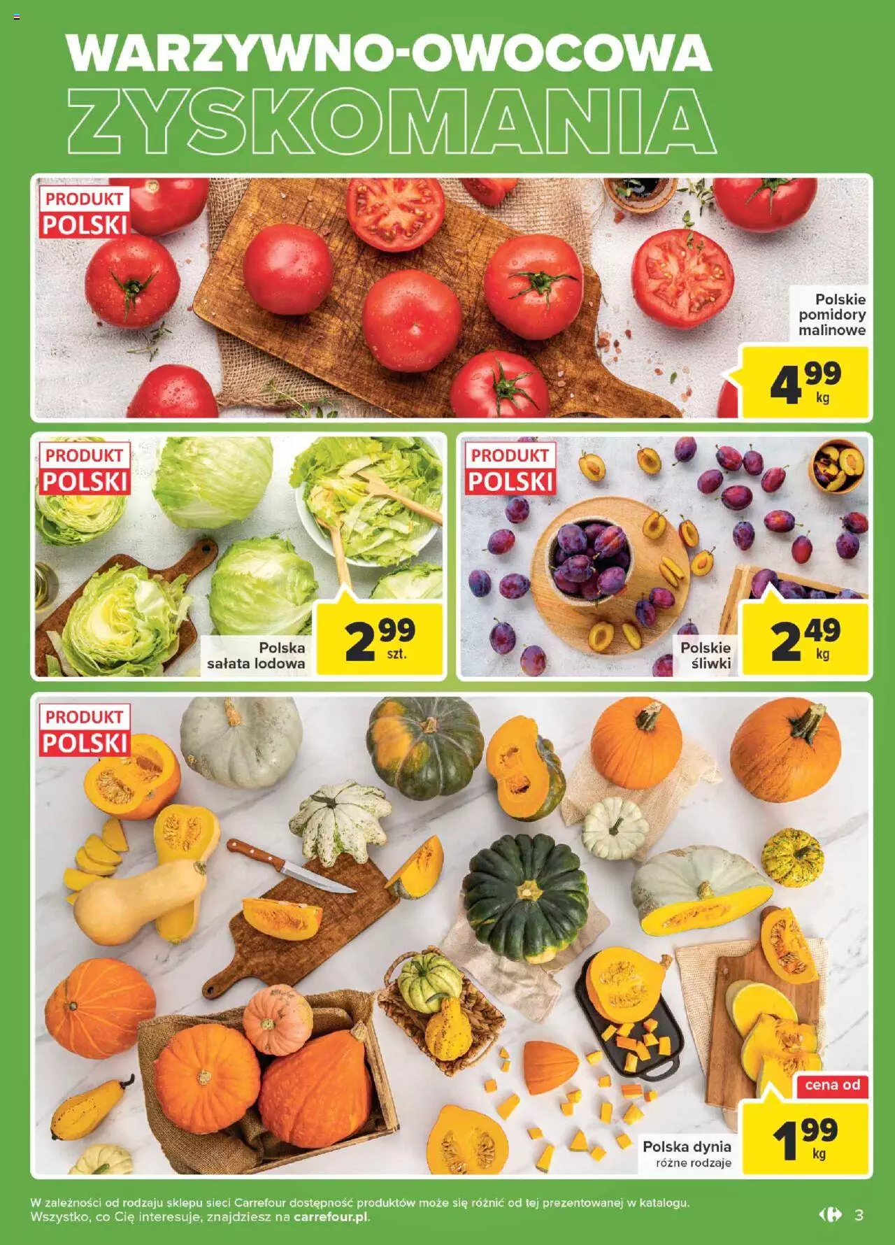 Carrefour Targ świeżości gazetka ważna od  20.09.2022 do 26.09.2022 strona 3