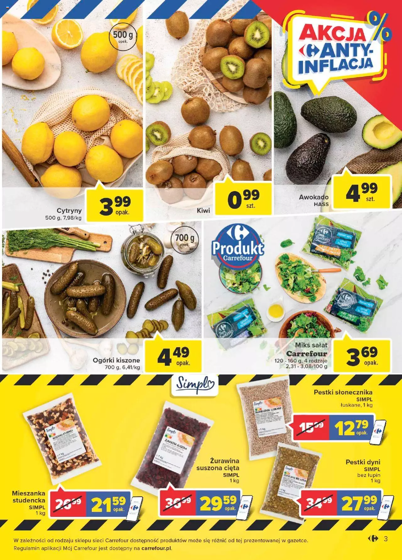 Carrefour Targ świeżości Gazetka ważna  od 23.01.2023 do 29.01.2023 strona 3