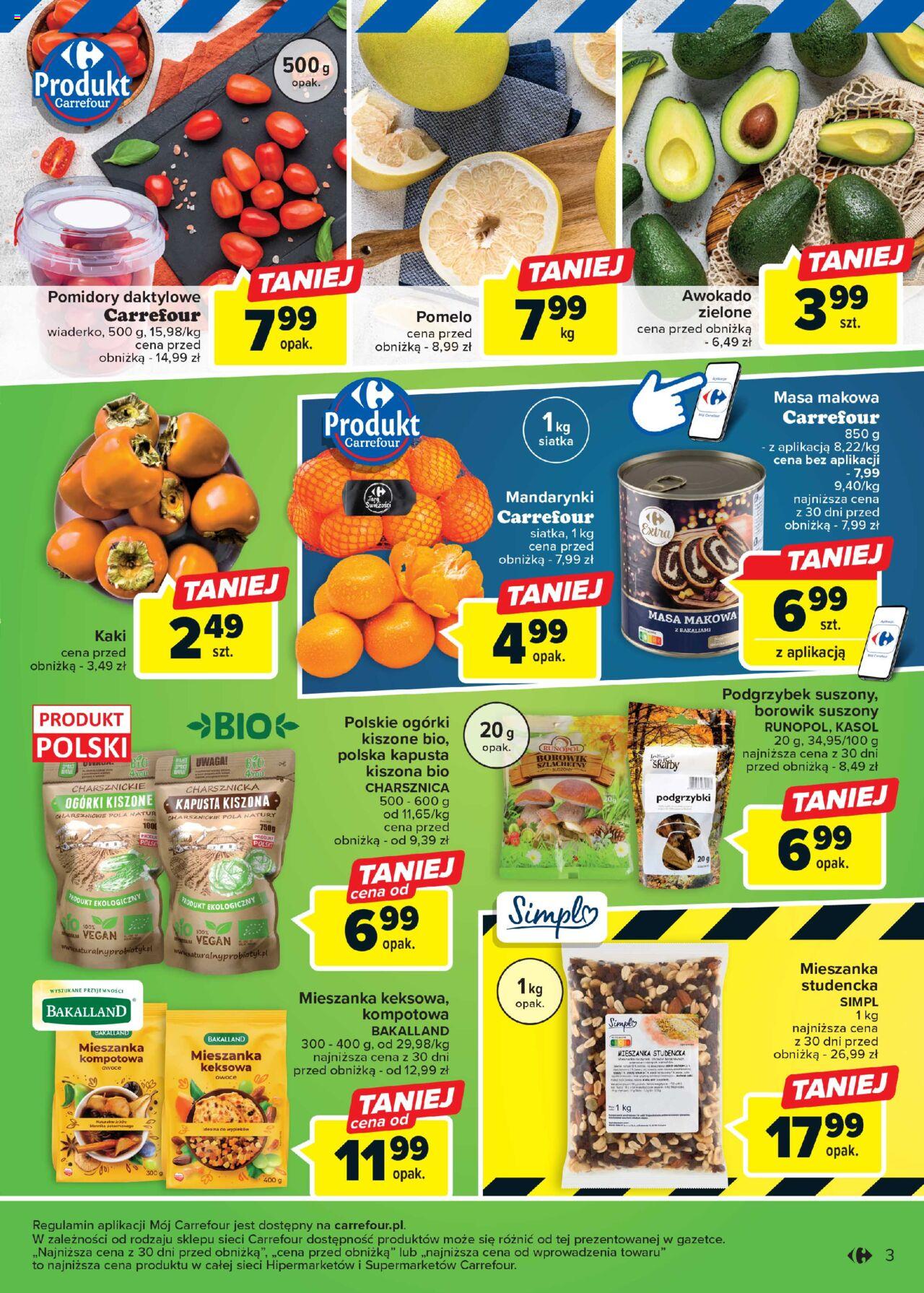 Carrefour Targ świeżości Gazetka ważna od 27.11.2023 do 02.12.2023 strona 3