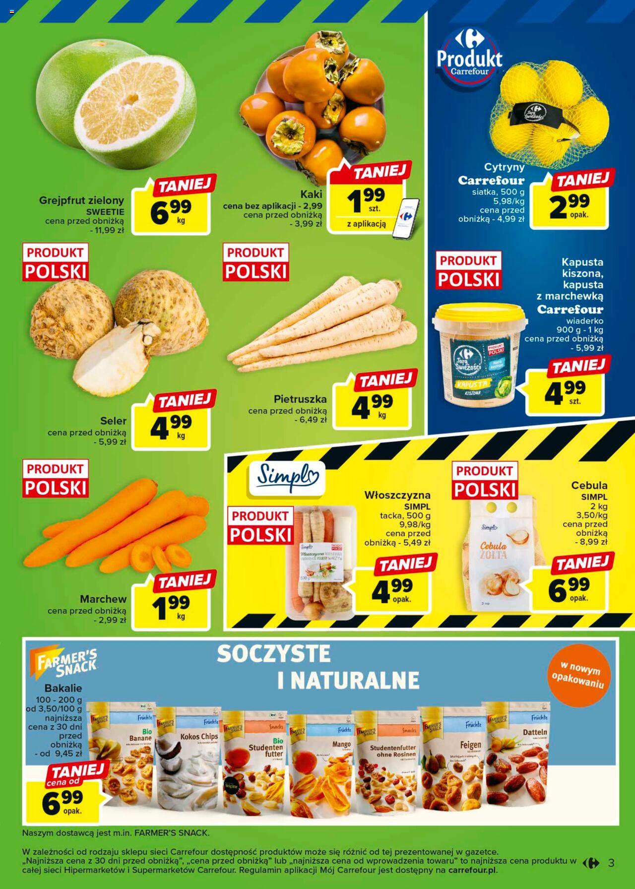 Carrefour Targ świeżości Gazetka ważna od 30.10.2023 do 04.11.2023 strona 3