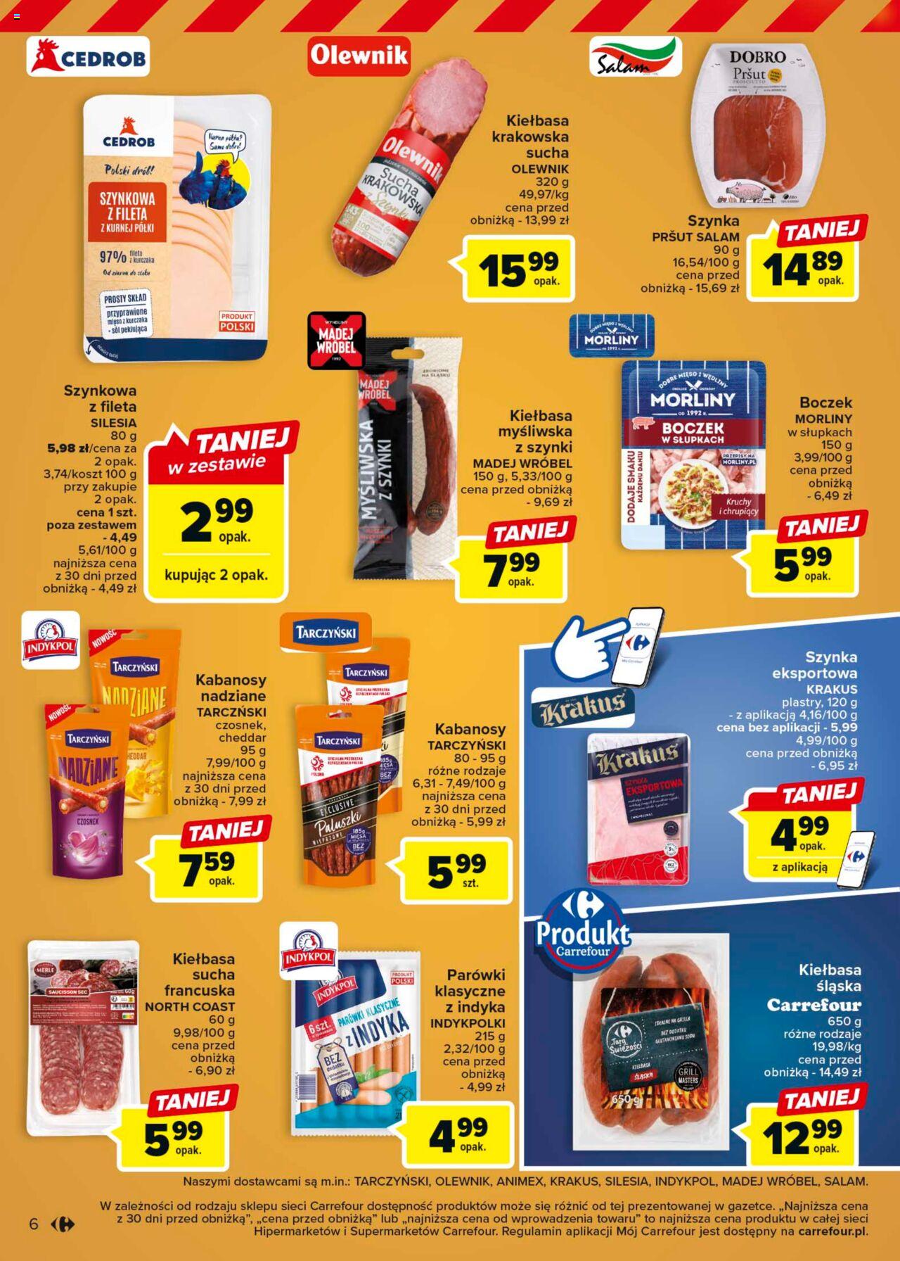 Carrefour Targ świeżości Gazetka ważna od 30.10.2023 do 04.11.2023 strona 6