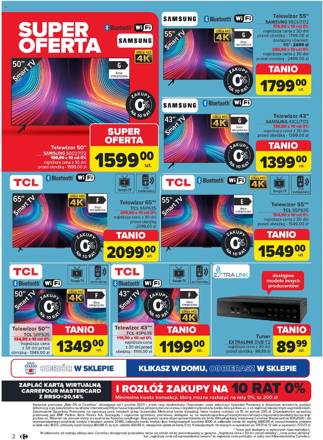 Carrefour W pracy, w szkole Gazetka ważna od 20.08.2024 do 07.09.2024 strona 2