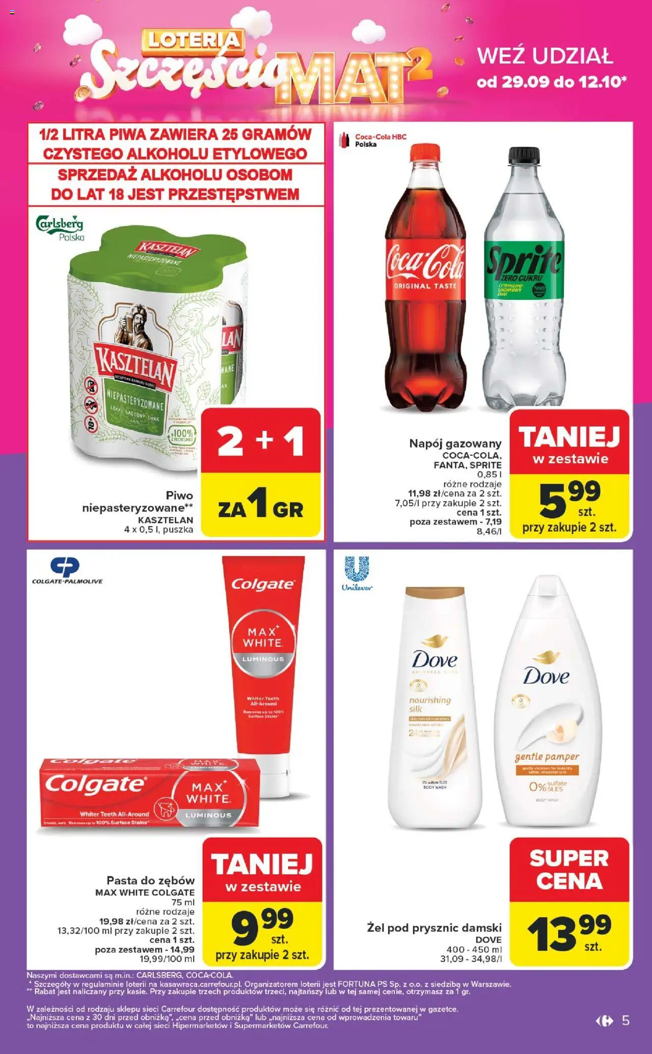 Carrefour Weekend promek już od czwartku  Gazetka ważna od  02.10.2025 do 04.10.2025 strona 5