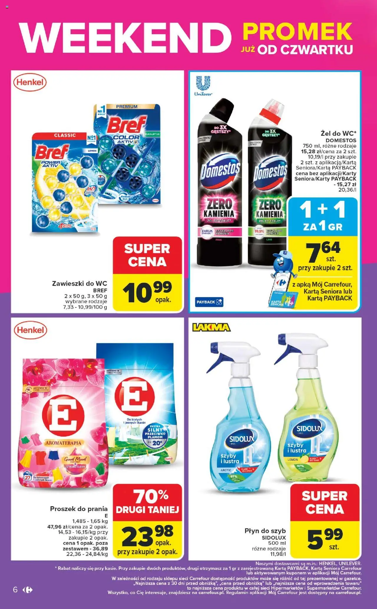 Carrefour Weekend promek już od czwartku  Gazetka ważna od  02.10.2025 do 04.10.2025 strona 6
