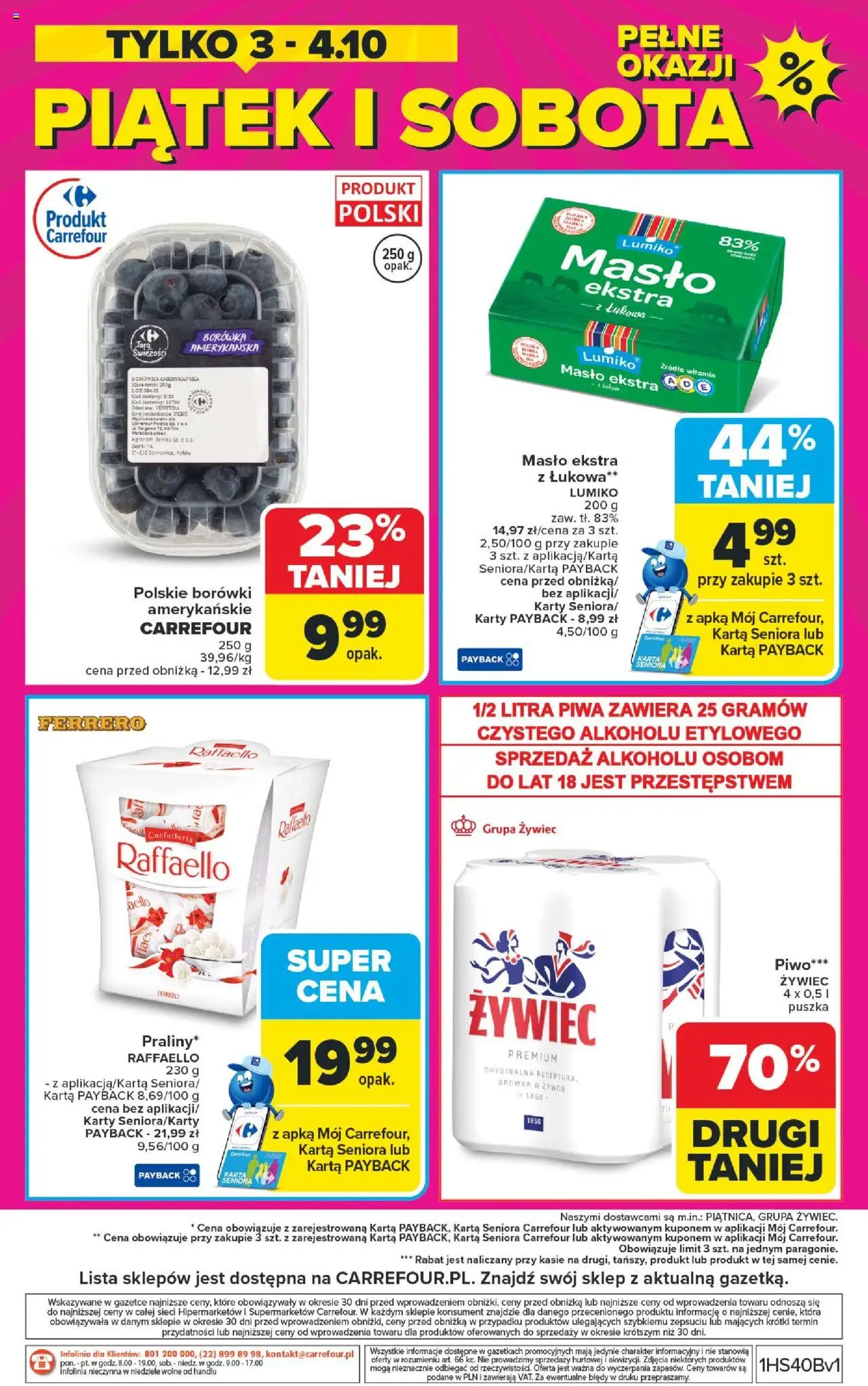 Carrefour Weekend promek już od czwartku  Gazetka ważna od  02.10.2025 do 04.10.2025 strona 8