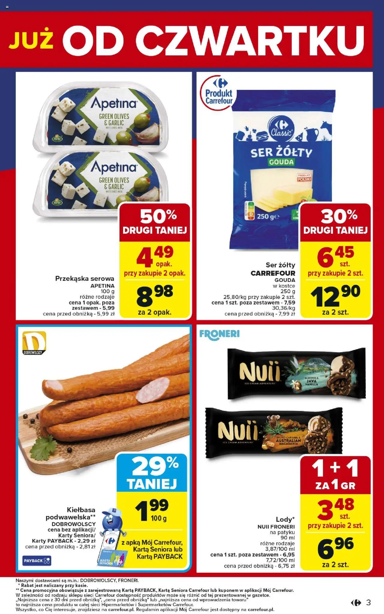 Carrefour Weekend promek juz od czwartku Gazetka ważna od 24.04.2025 do 27.04.2025 strona 3