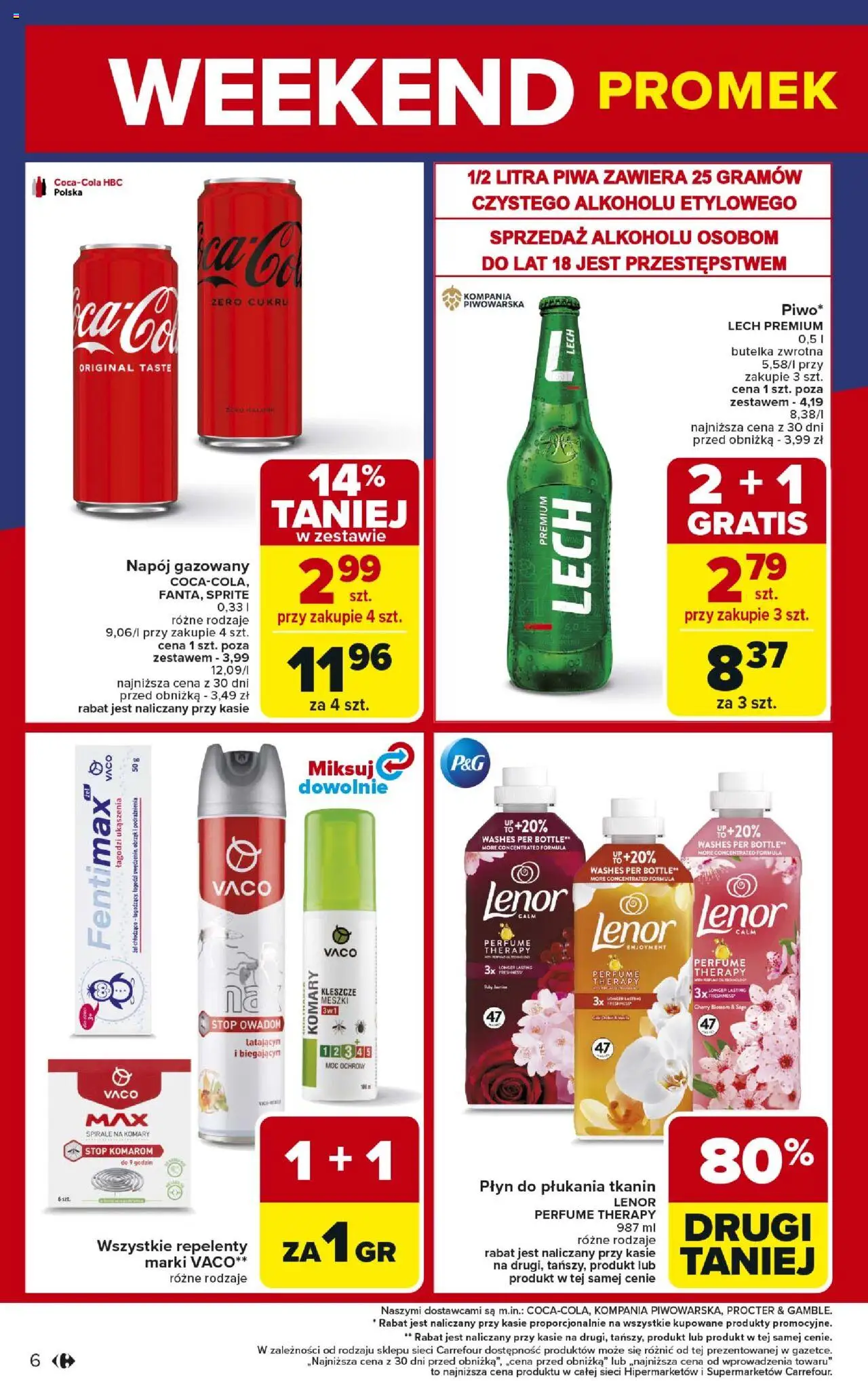Carrefour Weekend promek juz od czwartku Gazetka ważna od 24.04.2025 do 27.04.2025 strona 6