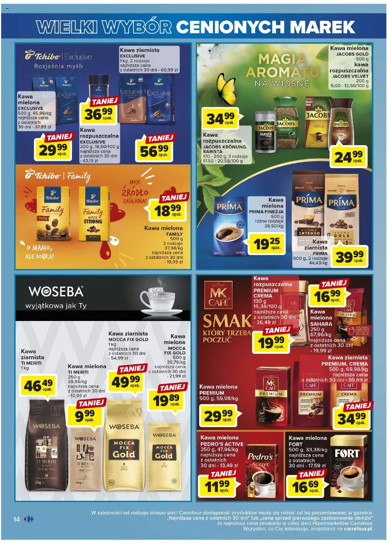 Carrefour Wielki wybór cenionych marek Gazetka ważna od 30.05.2023 do 10.06.2023 strona 14