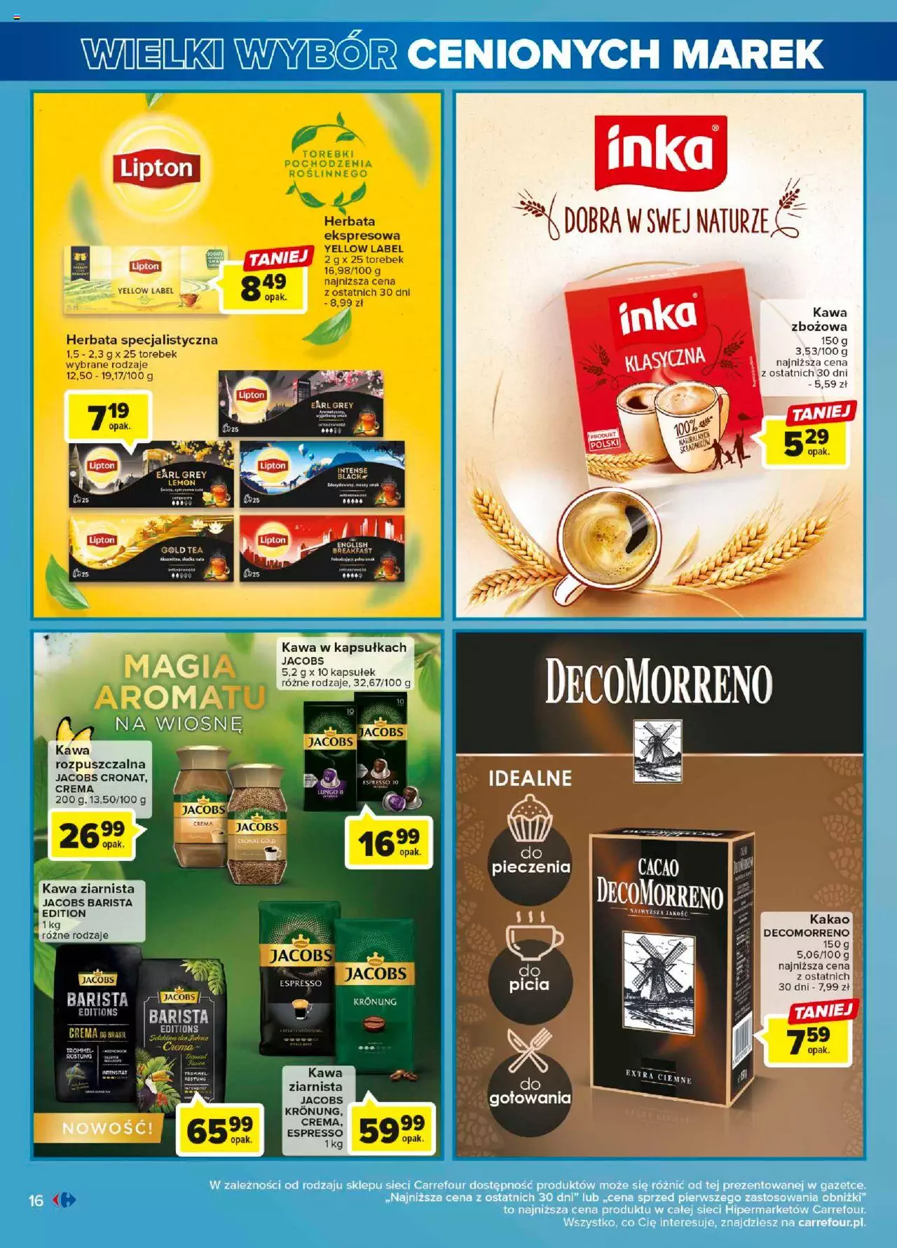 Carrefour Wielki wybór cenionych marek Gazetka ważna od 30.05.2023 do 10.06.2023 strona 16