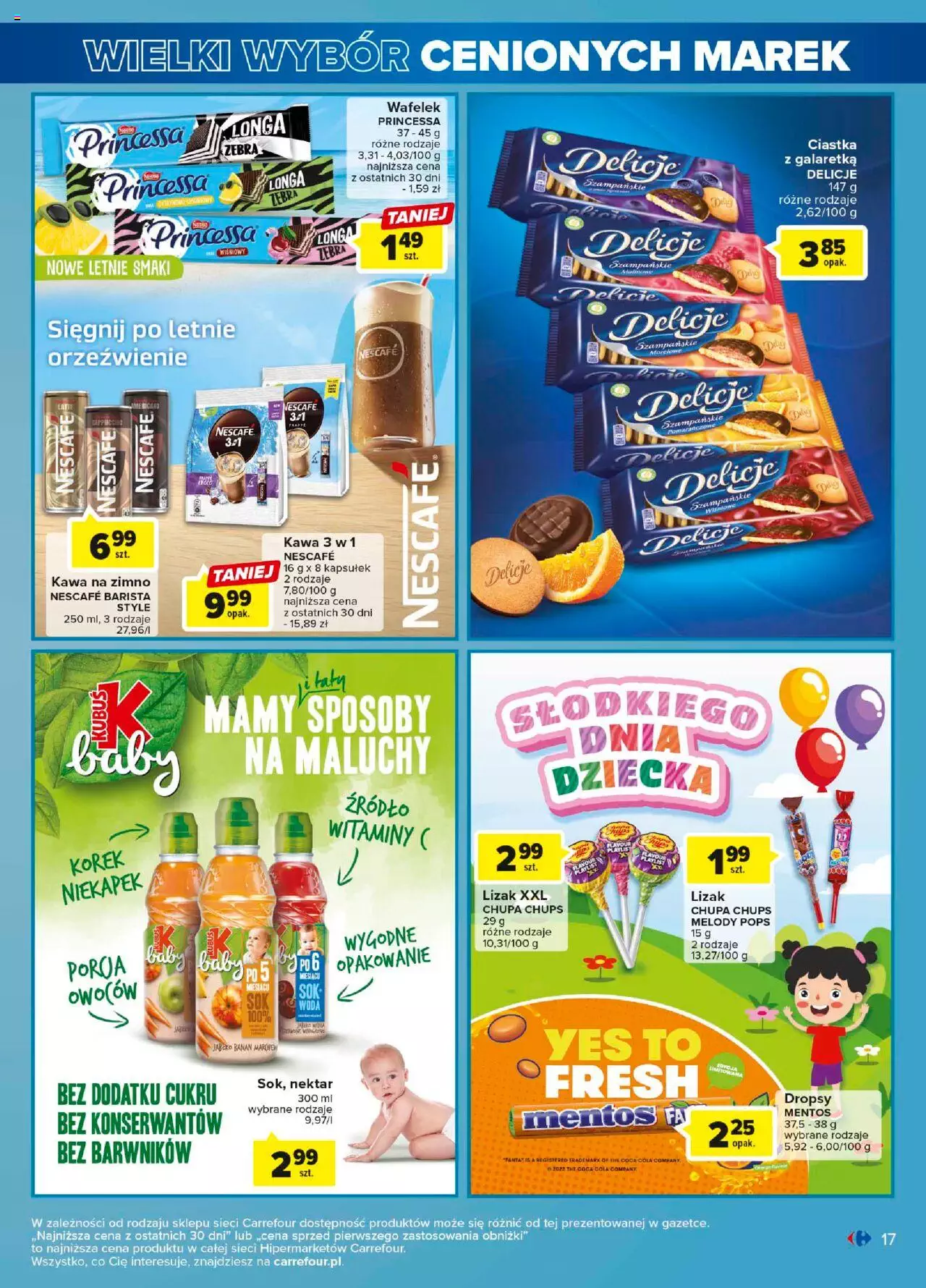 Carrefour Wielki wybór cenionych marek Gazetka ważna od 30.05.2023 do 10.06.2023 strona 17