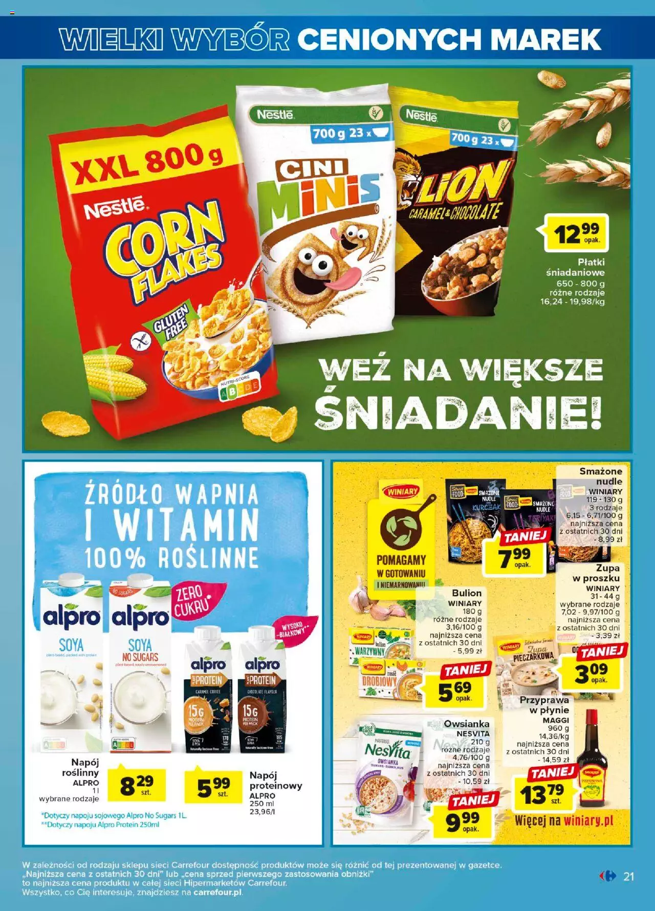 Carrefour Wielki wybór cenionych marek Gazetka ważna od 30.05.2023 do 10.06.2023 strona 21