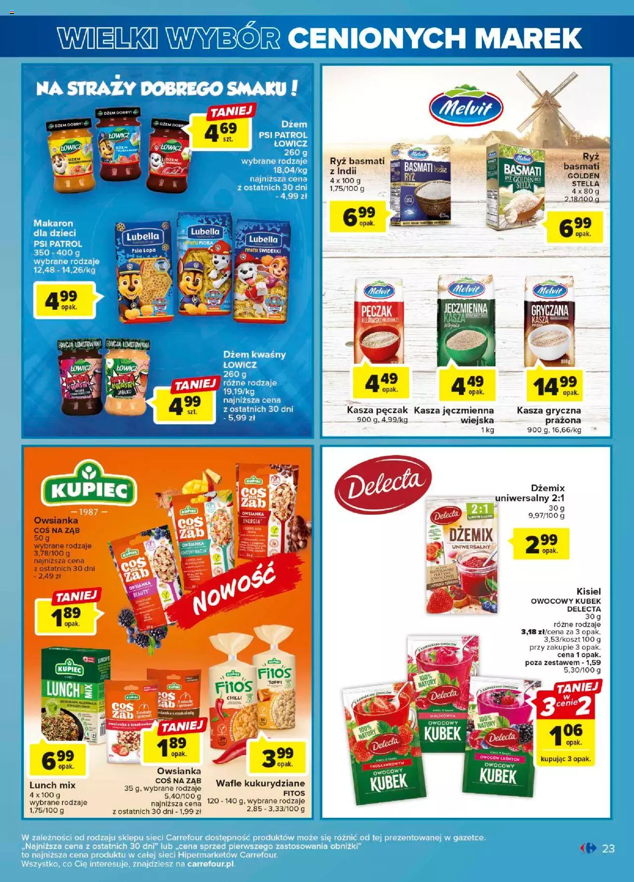 Carrefour Wielki wybór cenionych marek Gazetka ważna od 30.05.2023 do 10.06.2023 strona 23