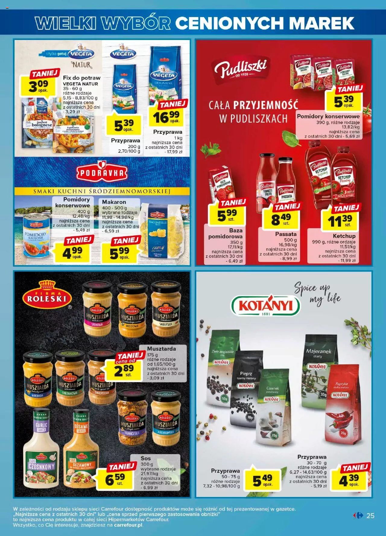 Carrefour Wielki wybór cenionych marek Gazetka ważna od 30.05.2023 do 10.06.2023 strona 25