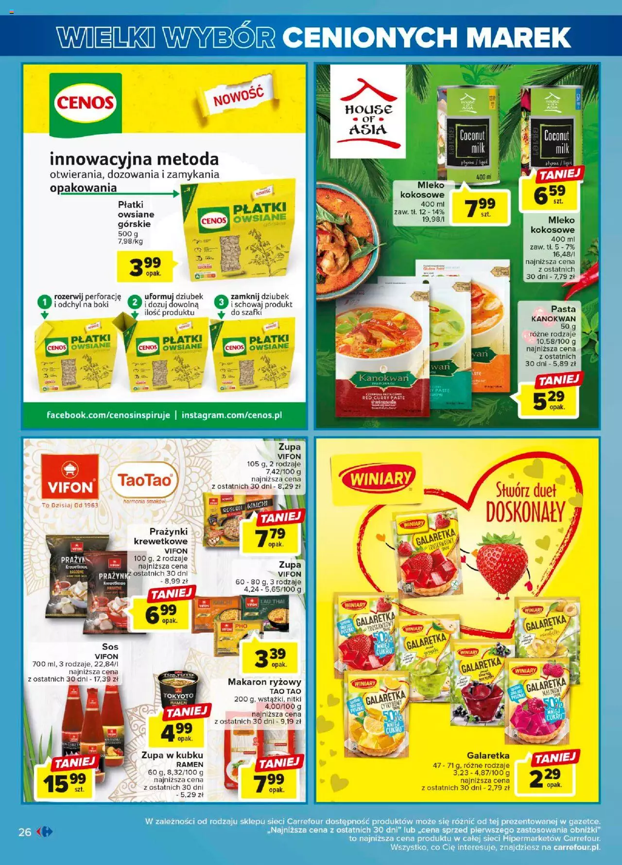 Carrefour Wielki wybór cenionych marek Gazetka ważna od 30.05.2023 do 10.06.2023 strona 26