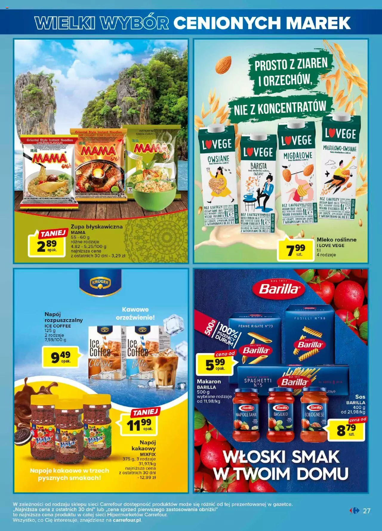 Carrefour Wielki wybór cenionych marek Gazetka ważna od 30.05.2023 do 10.06.2023 strona 27