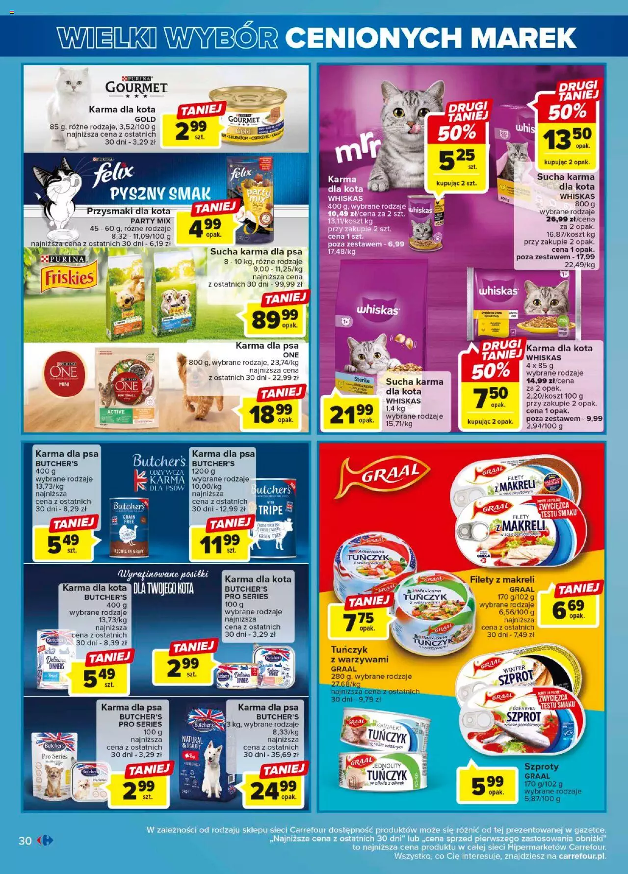 Carrefour Wielki wybór cenionych marek Gazetka ważna od 30.05.2023 do 10.06.2023 strona 30
