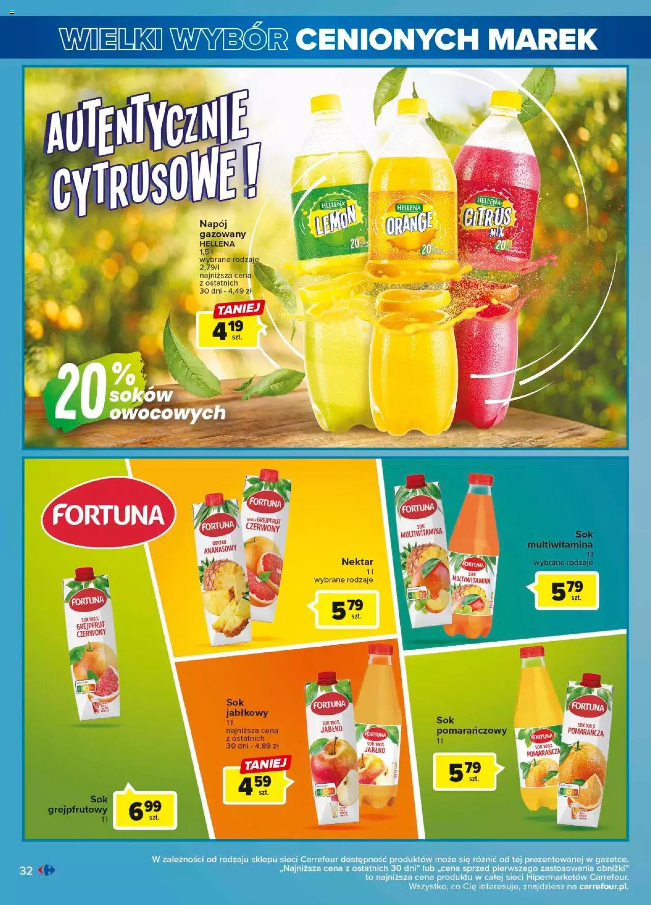 Carrefour Wielki wybór cenionych marek Gazetka ważna od 30.05.2023 do 10.06.2023 strona 32