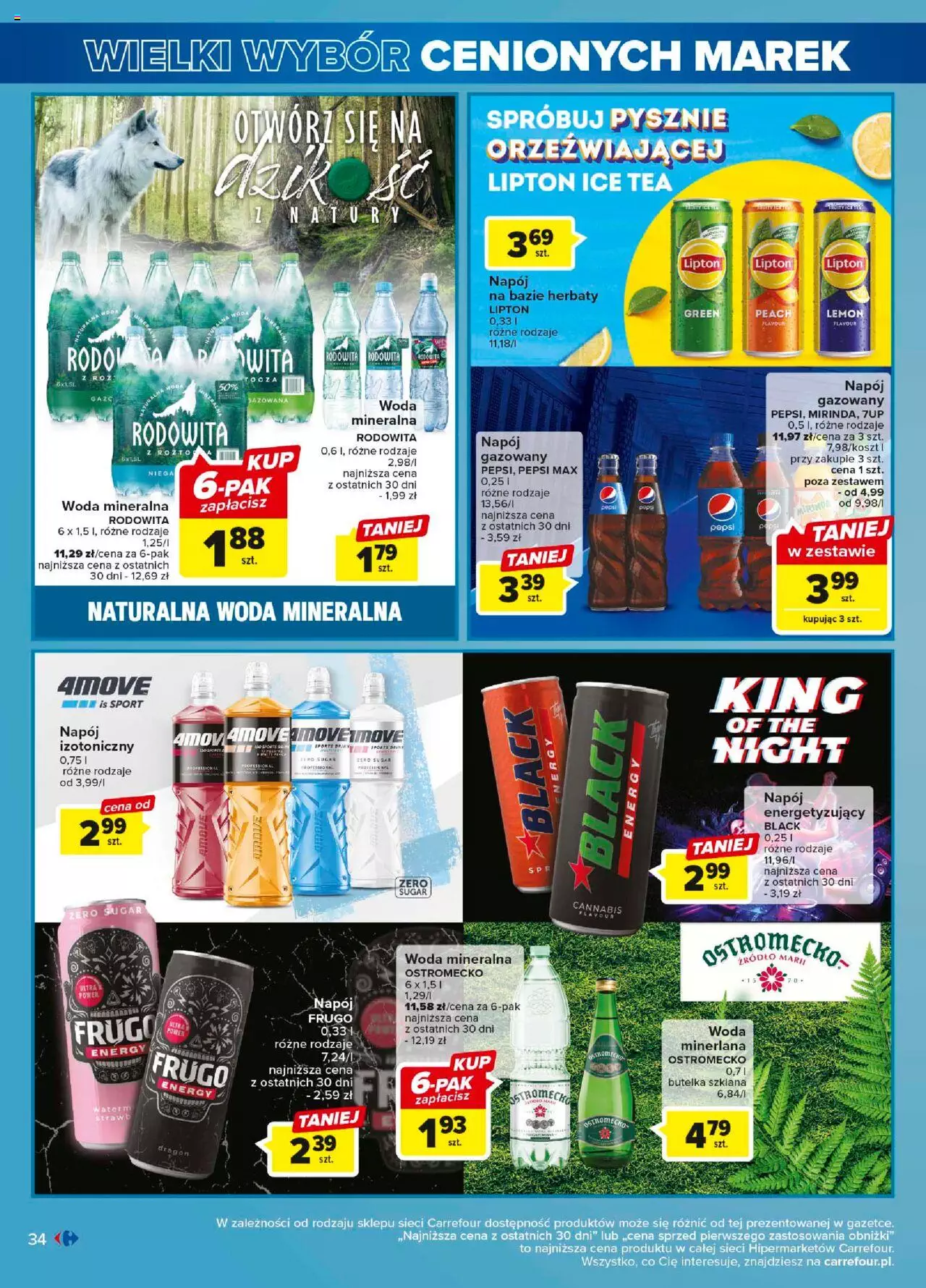 Carrefour Wielki wybór cenionych marek Gazetka ważna od 30.05.2023 do 10.06.2023 strona 34