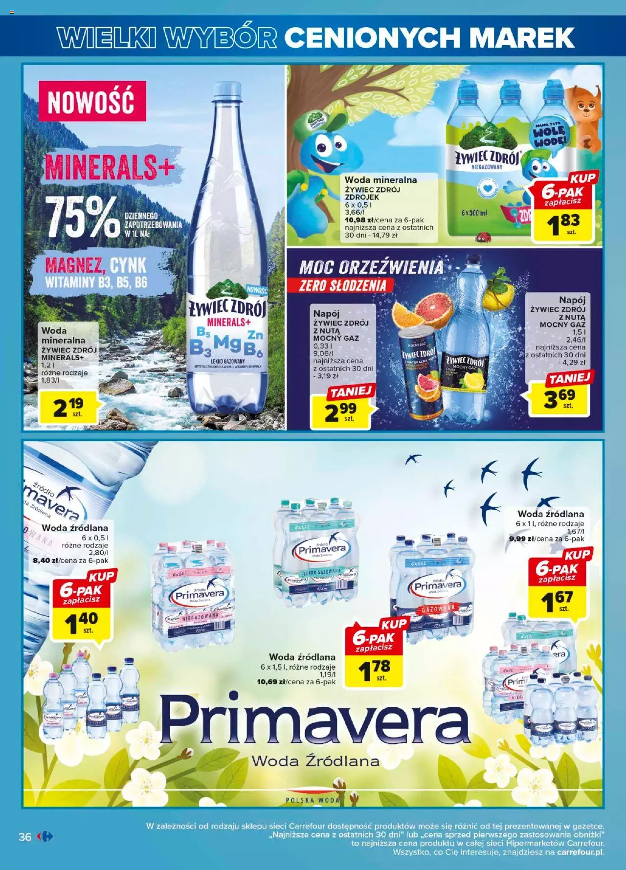 Carrefour Wielki wybór cenionych marek Gazetka ważna od 30.05.2023 do 10.06.2023 strona 36